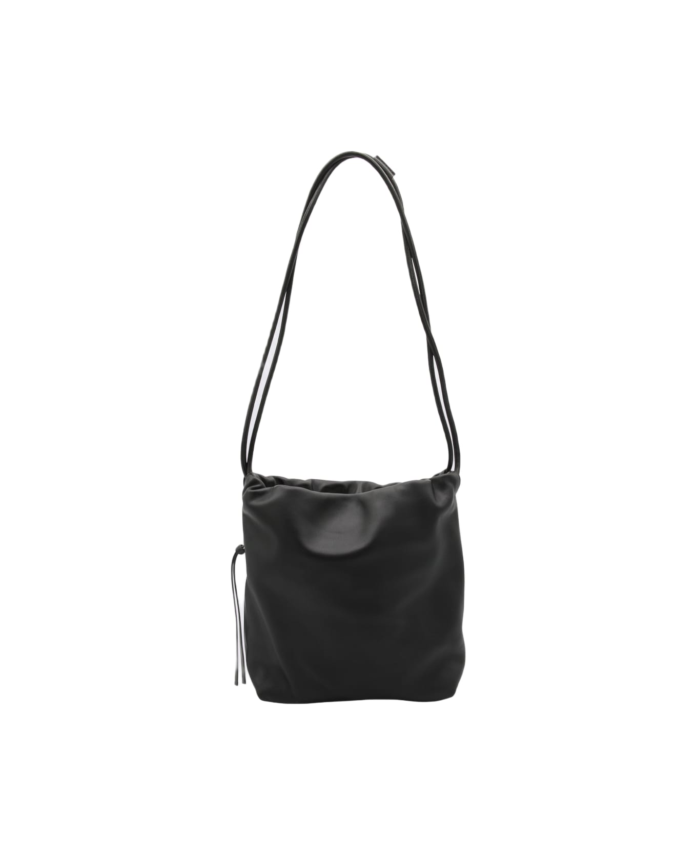 Fabiana Filippi Black Leather Crossbody Bag - Black