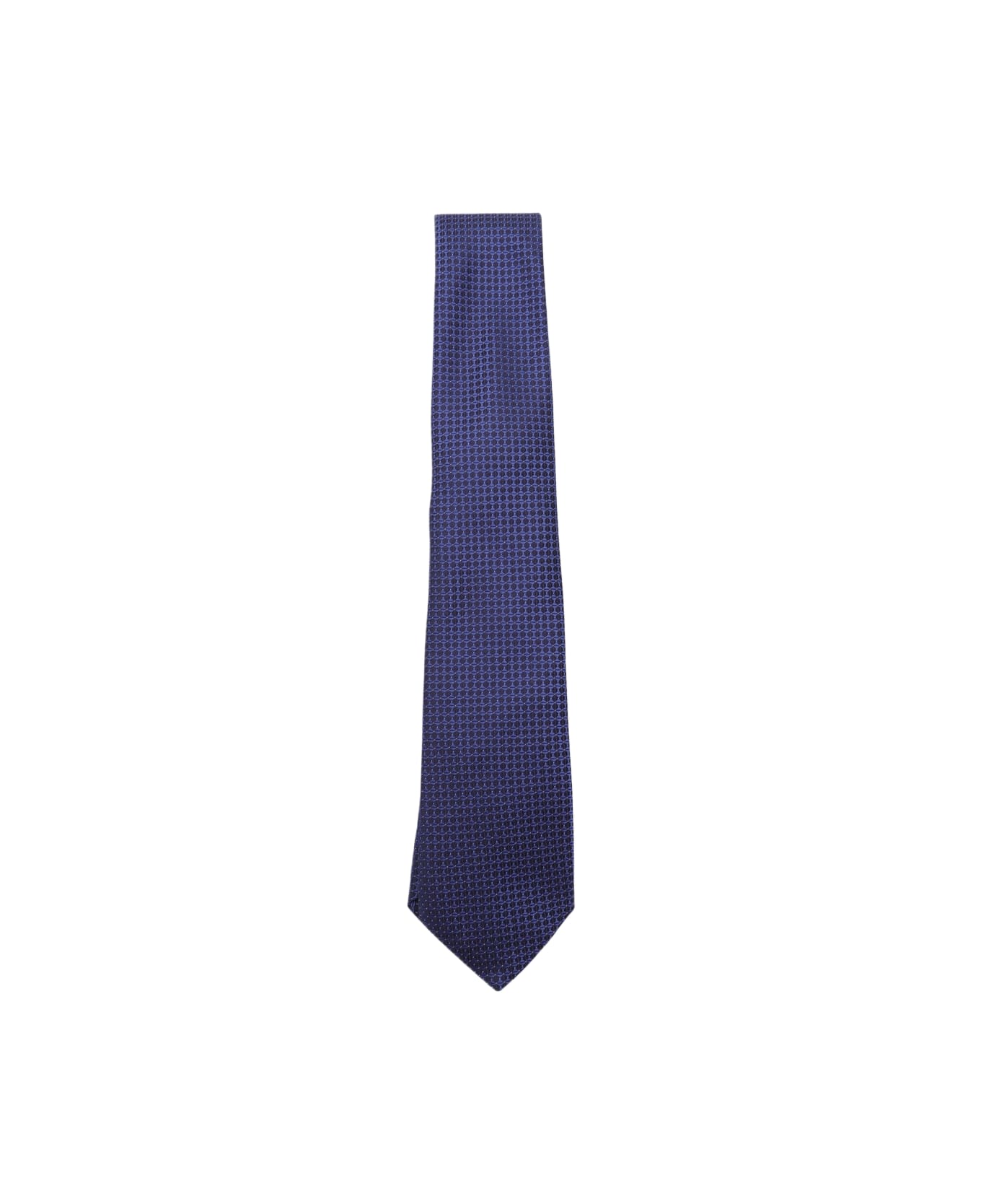 Canali Blue Wool Tie