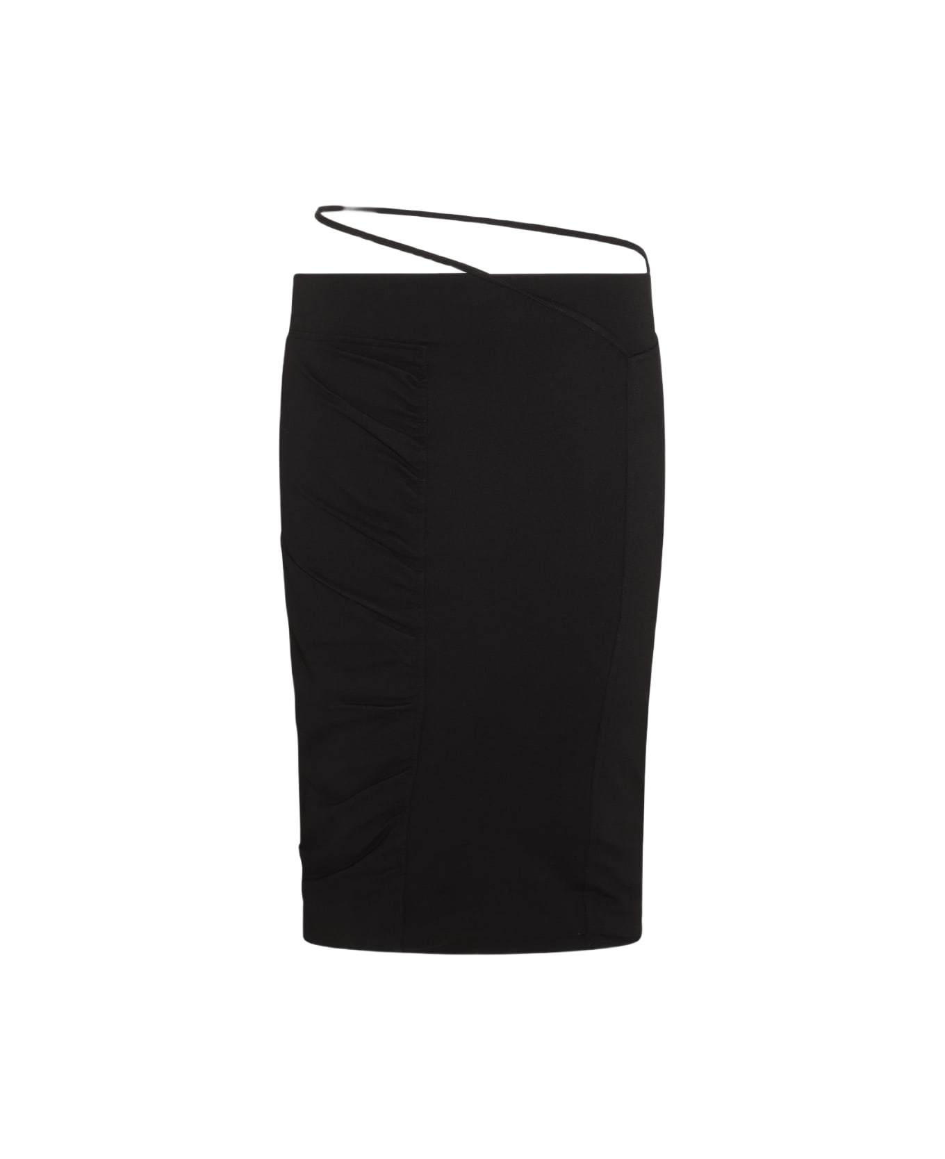 GAUGE81 Black Viscose Dayton Pencil Skirt - Black
