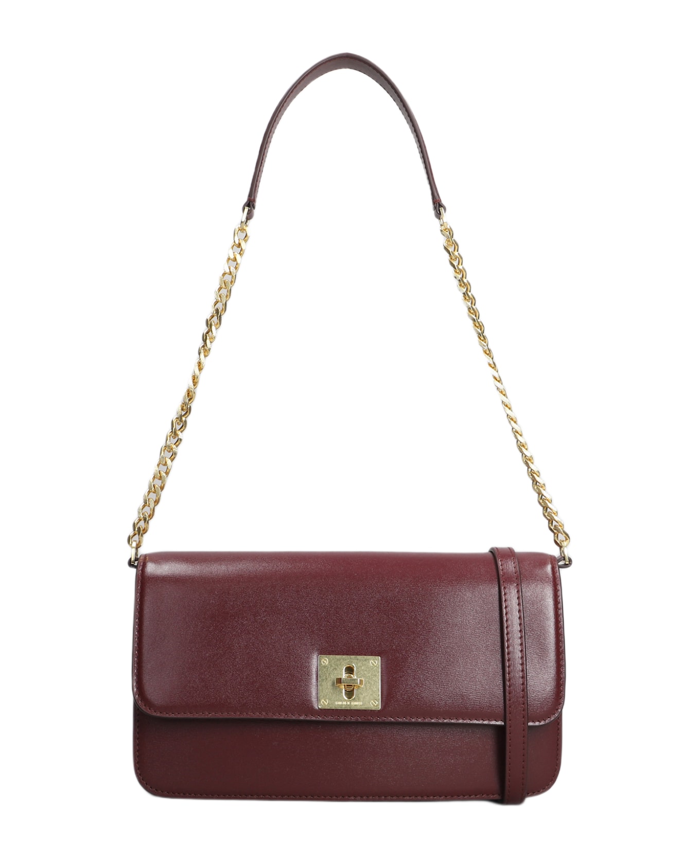 Golden Goose 'gioia' Burgundy Leather Crossbody Bag - bordeaux
