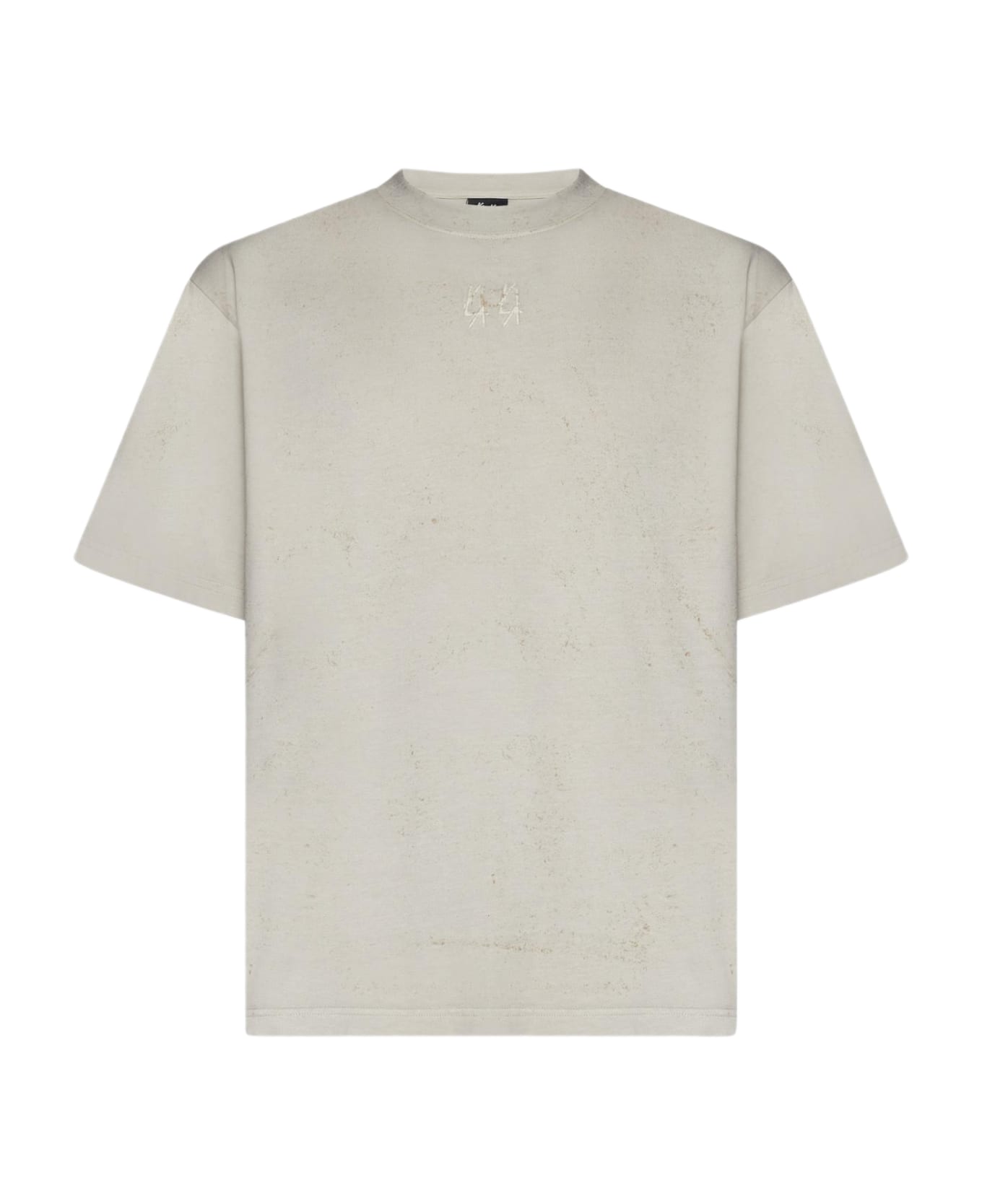 44 Label Group Back Holes Cotton T-shirt - White