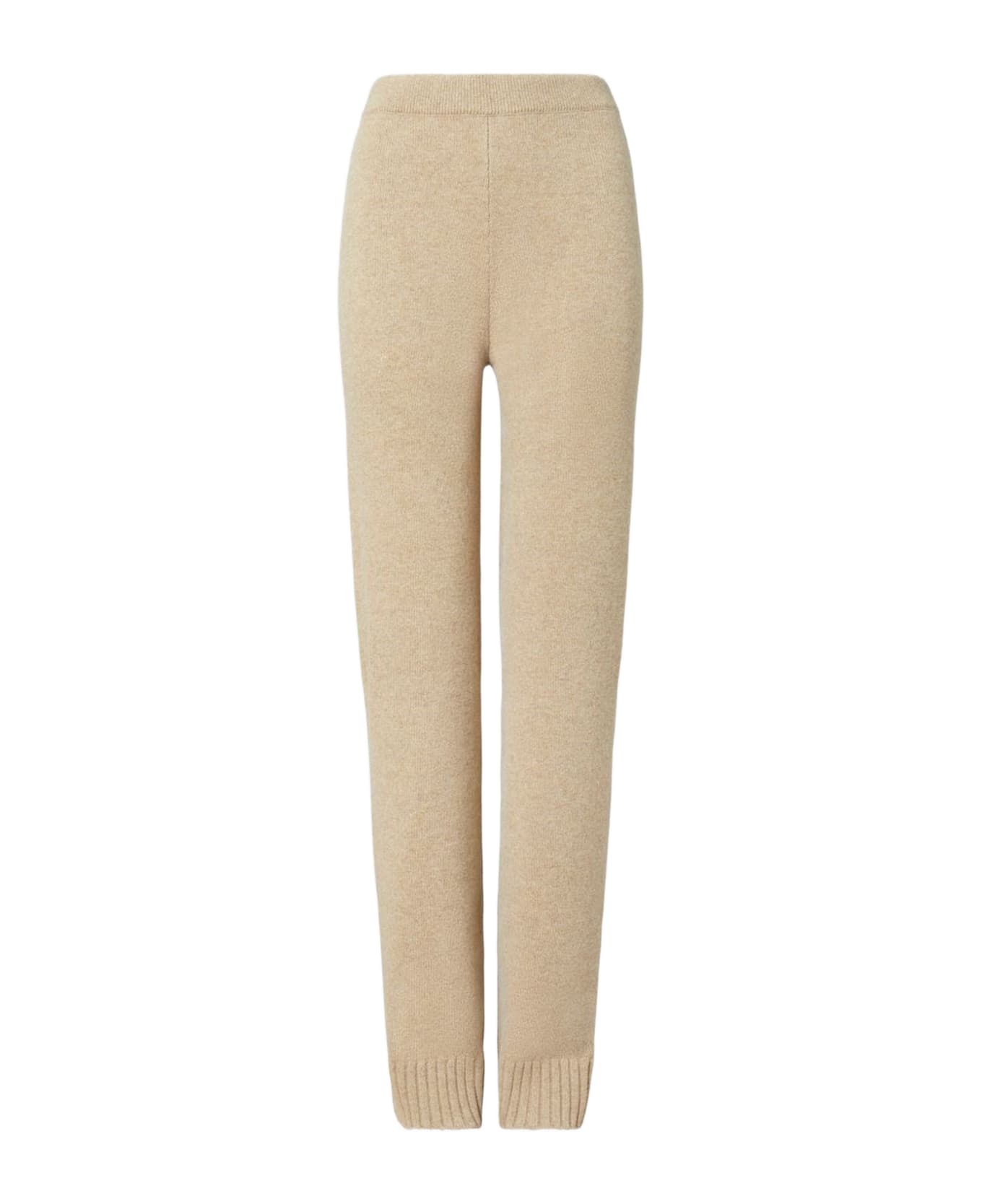 Tory Burch Wool Trousers - Beige
