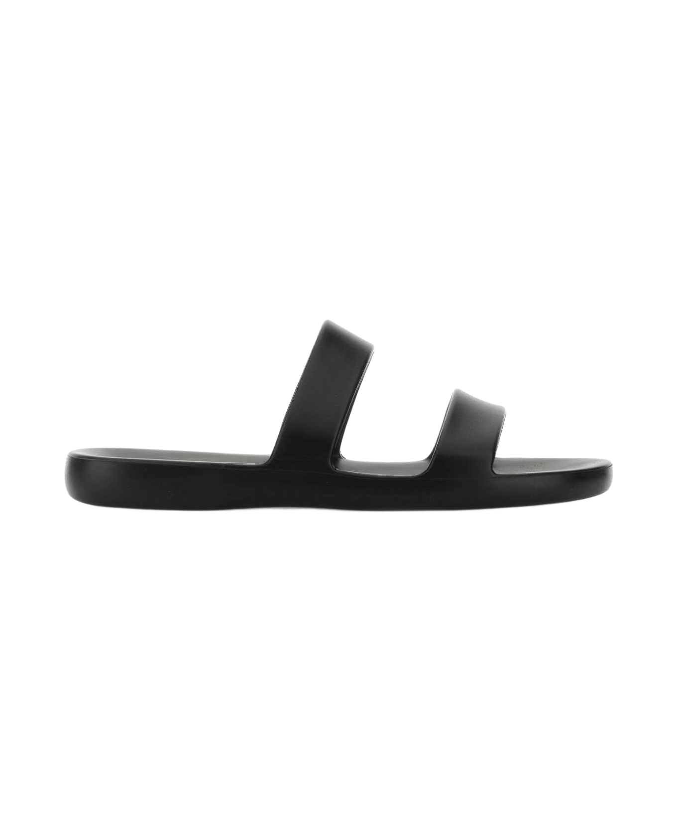 The Row Black Rubber Foam Slippers - Black
