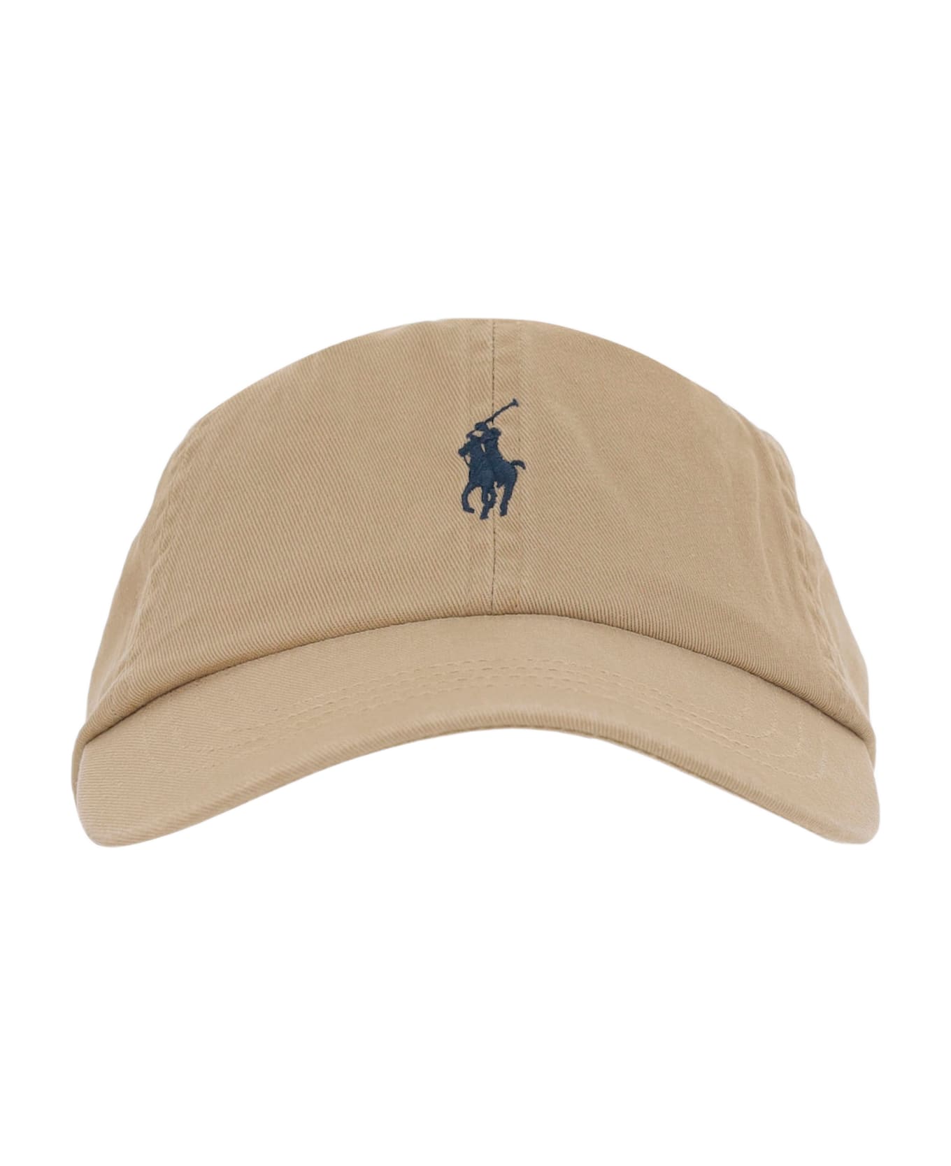 Polo Ralph Lauren Baseball Hat With Logo - Beige