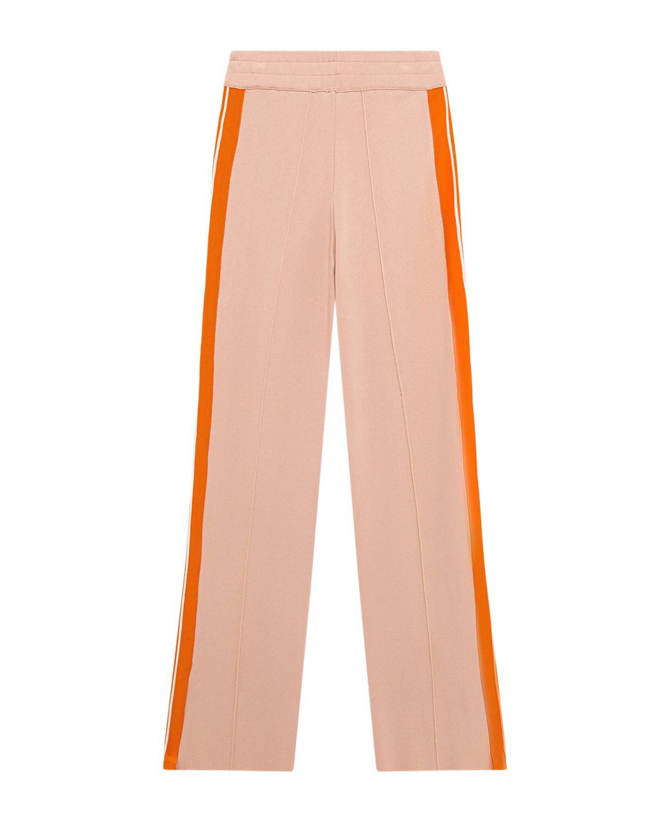 Autry Viscose Blend Trousers With Logo - Pink