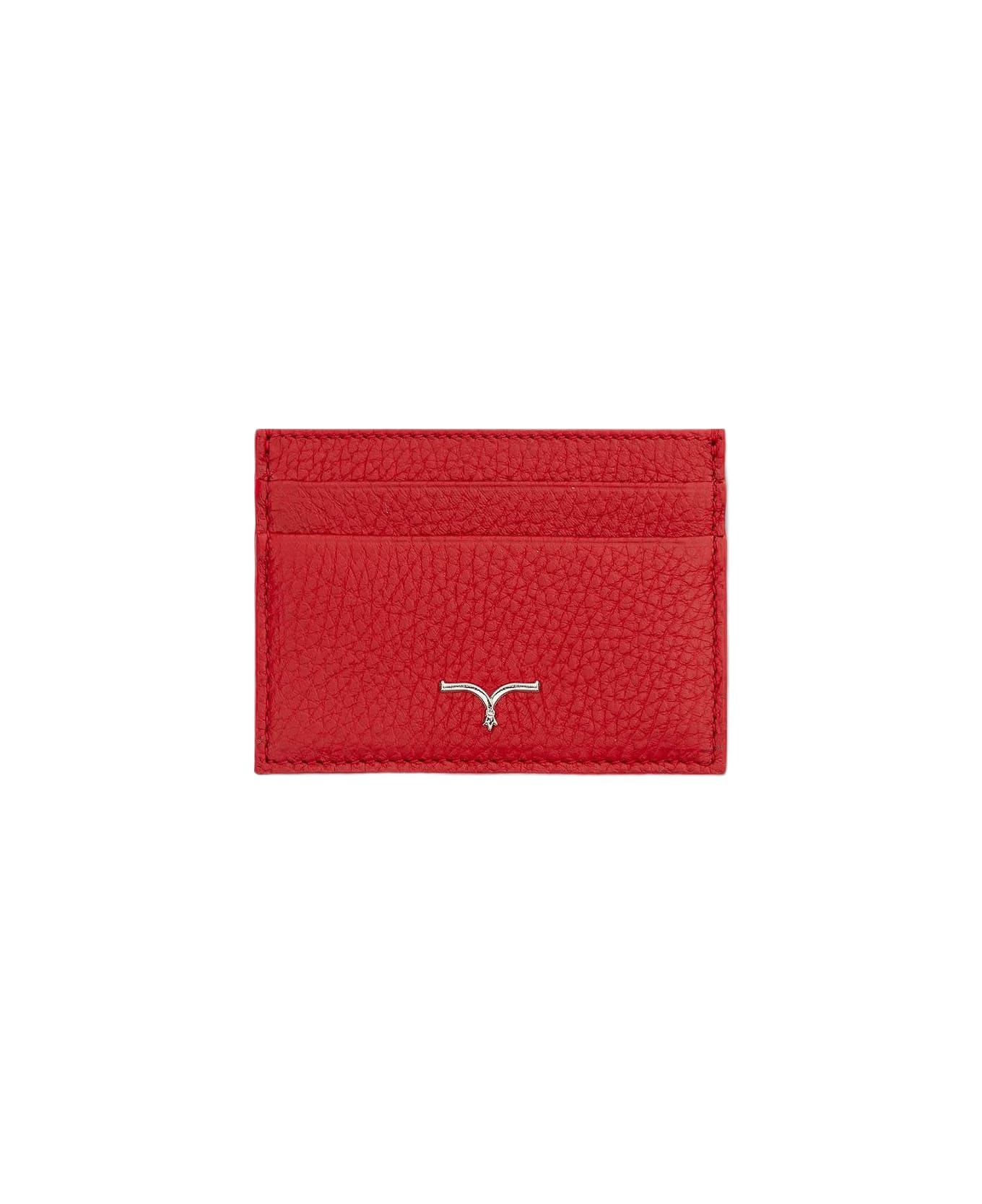 Larusmiani Card Holder 'yield' Wallet - Red
