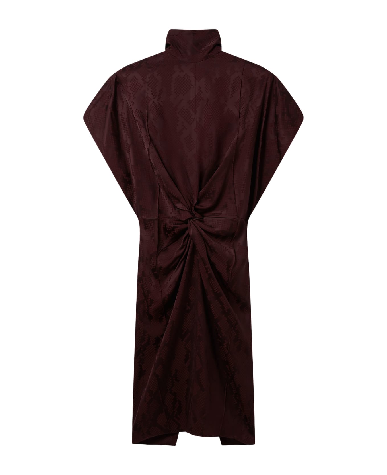 Stella McCartney Snake Print Midi Dress - Red