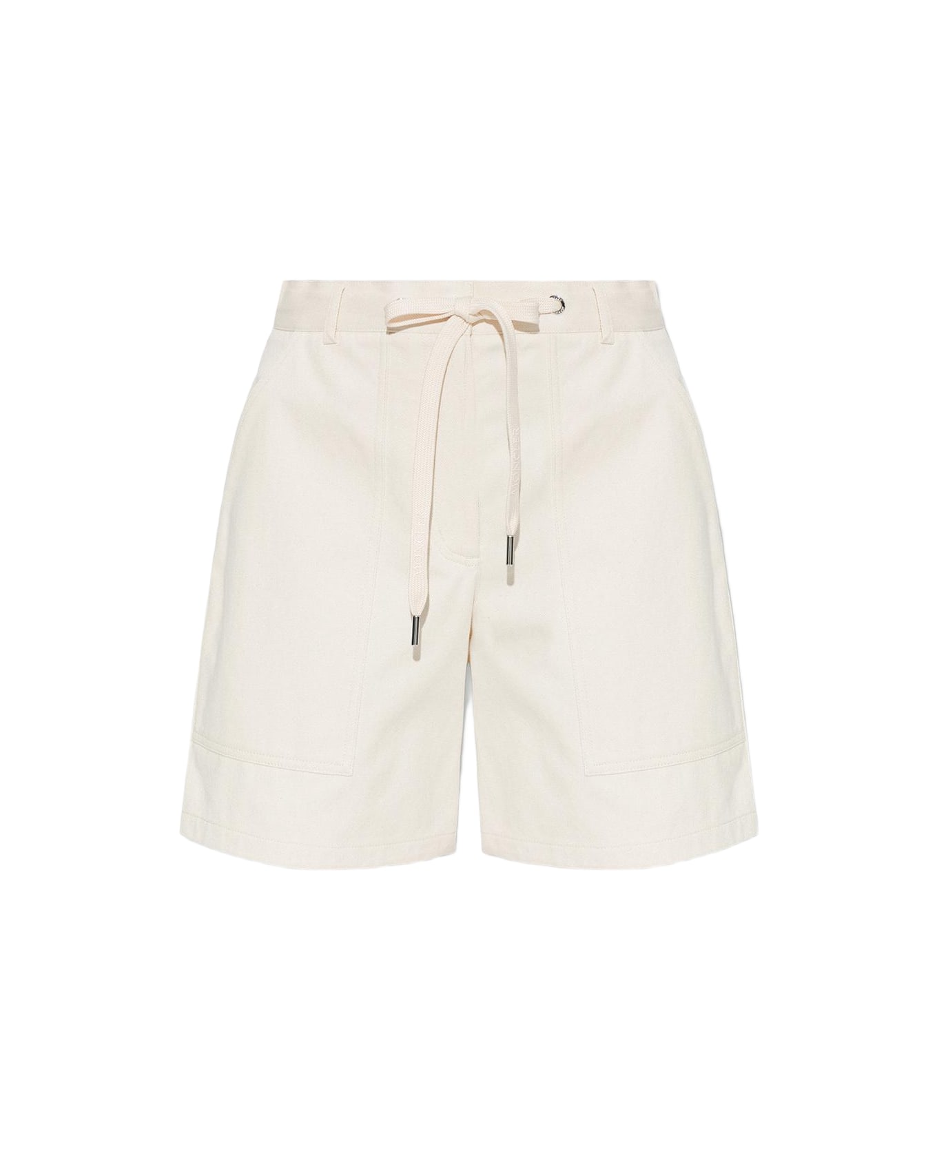 Moncler High-waisted Shorts - Beige