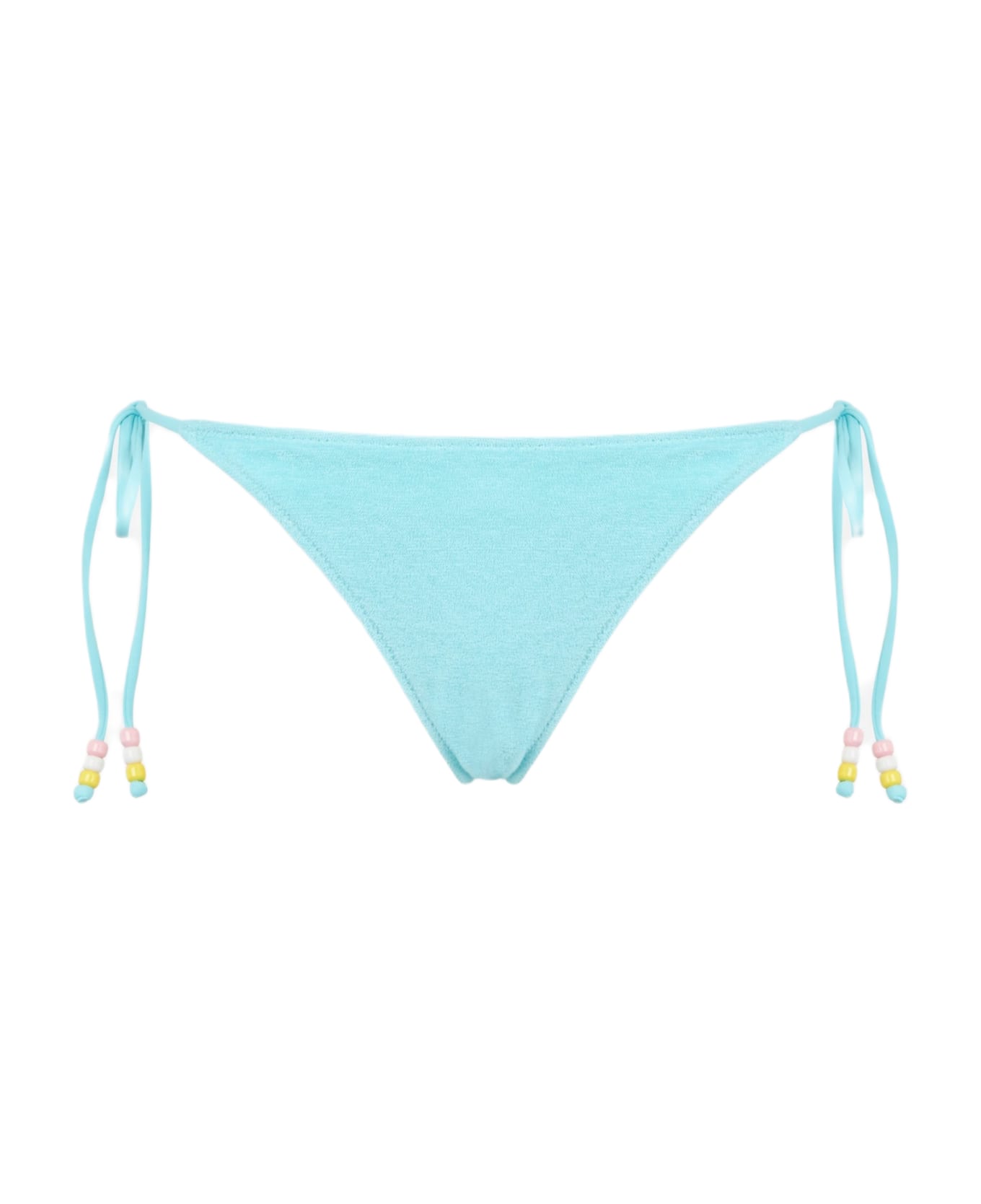 MC2 Saint Barth Woman Water Green Swim Briefs With Side Laces - GREEN ボトムス
