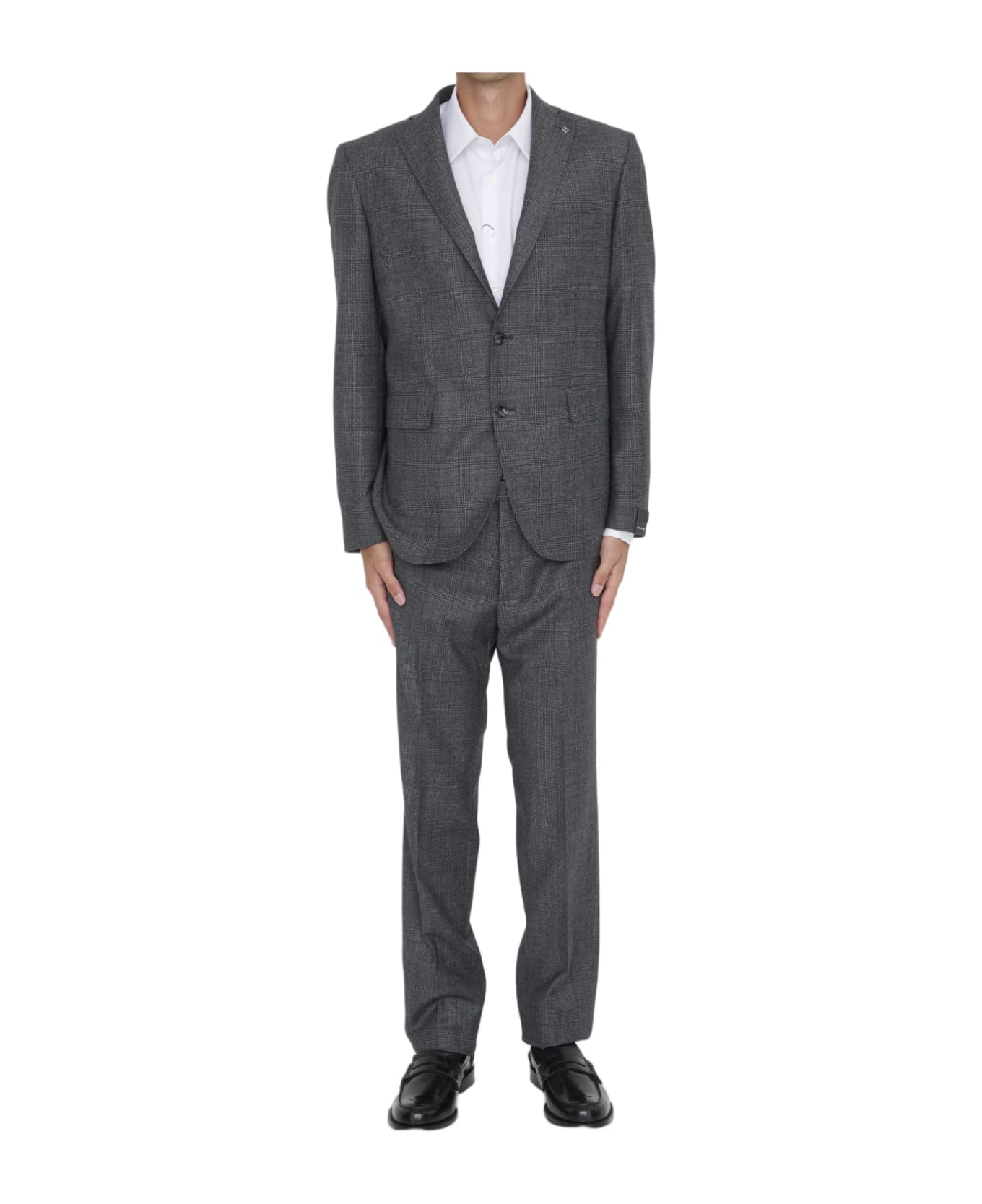 Tagliatore Two-piece Suit In Virgin Wool - GREY
