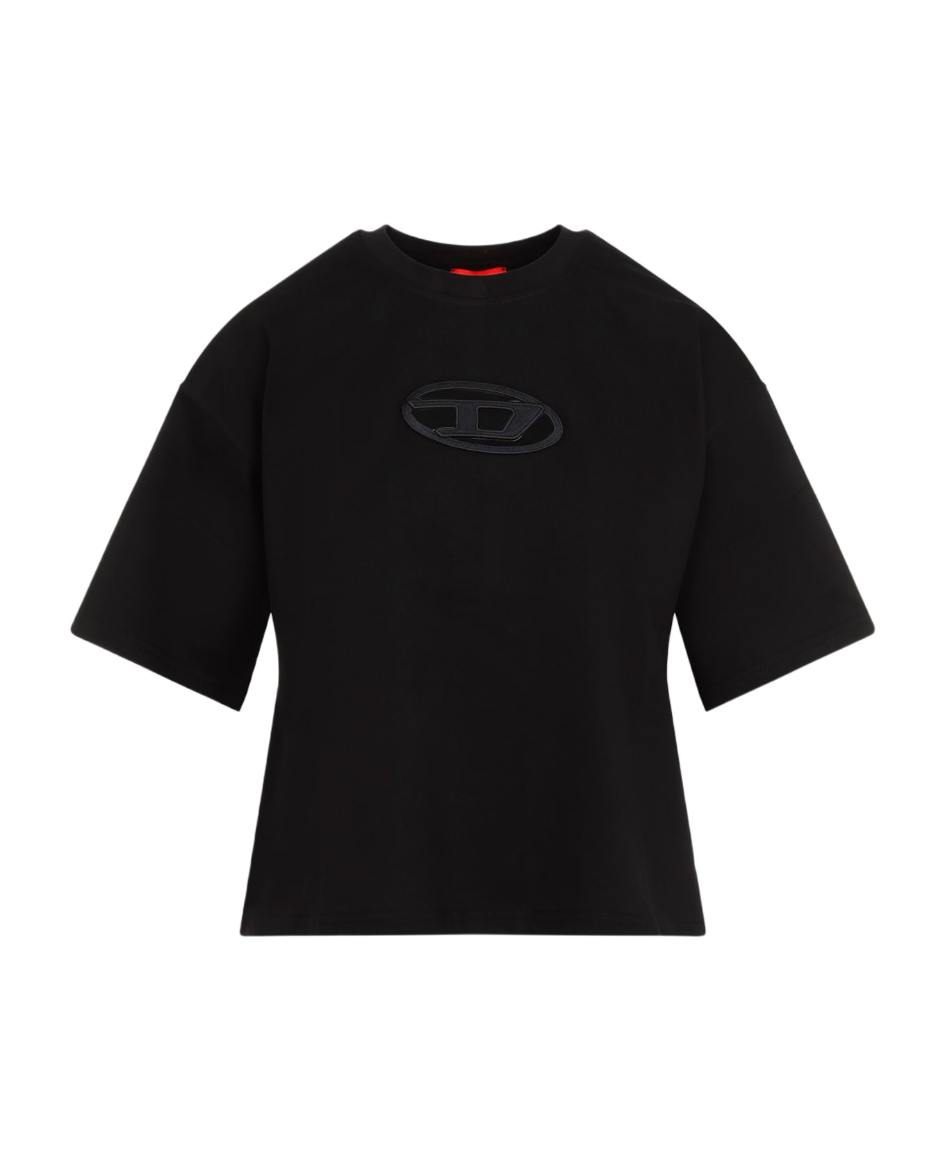 Diesel T-buxt-crop-od T-shirt - Xx Black