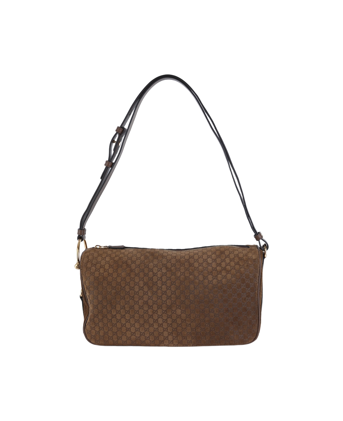 Gucci Brown Leather Mini Bag - PEPPER BROWN