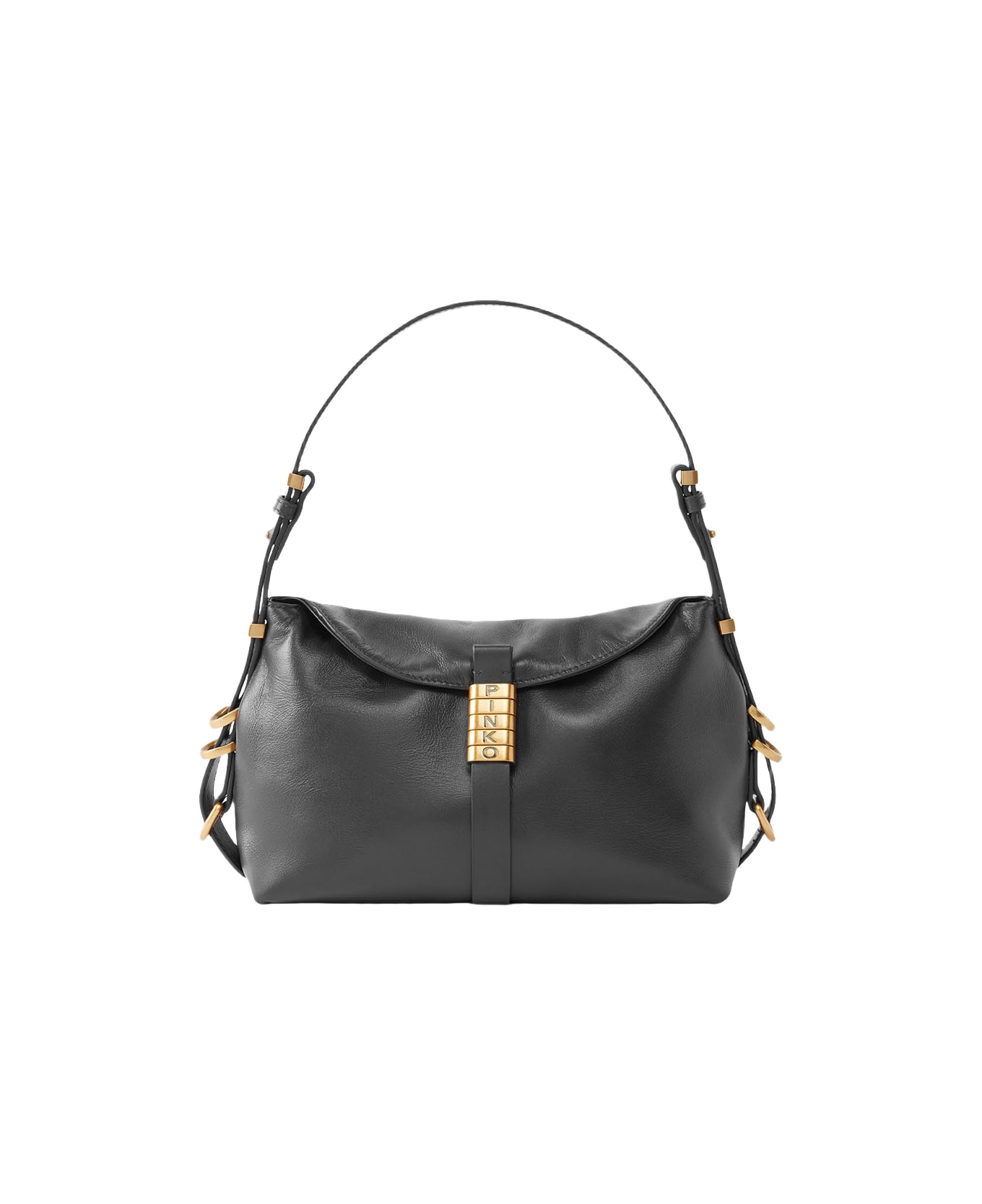 Pinko 
saddle Baguette
 Small Shoulder Bag - Black