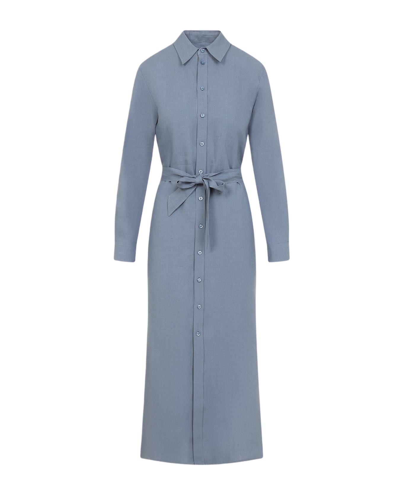 Ralph Lauren Graison Long Dress - Cornflower