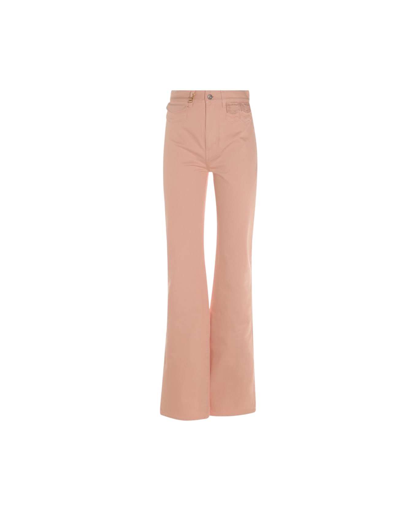 Chloé Pink Cotton Jeans - AIRY PINK