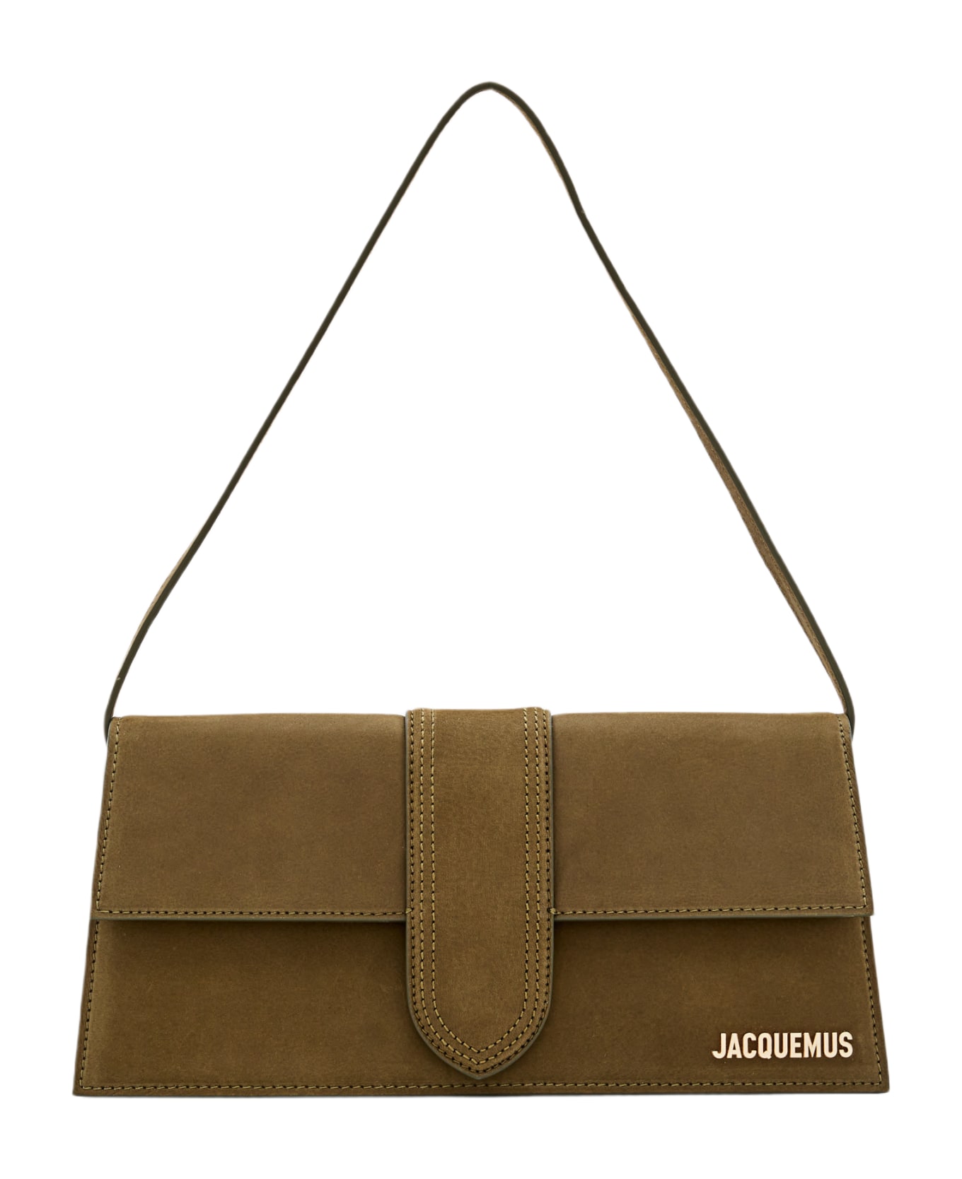 Jacquemus Le Bambino Long Leather Shoulder Bag - Green
