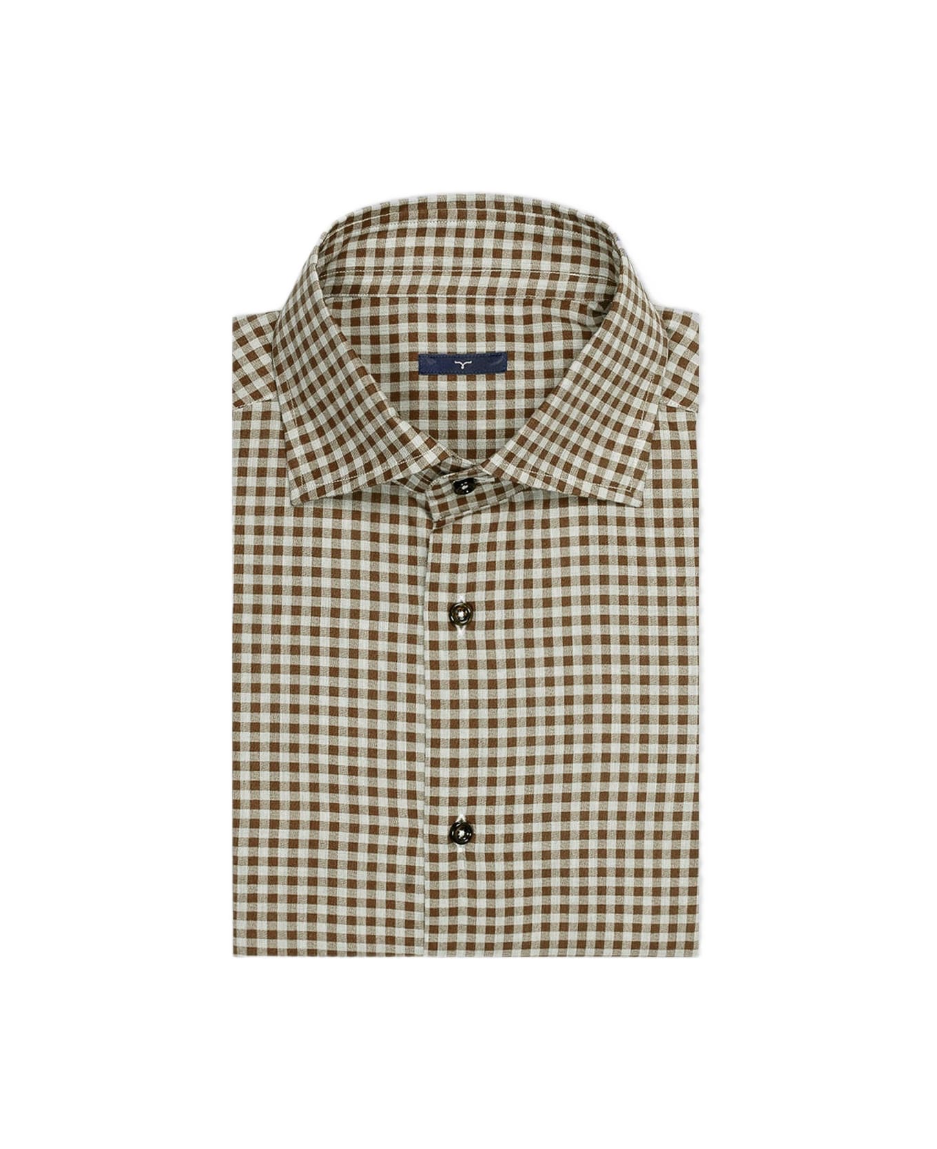 Larusmiani Sport Cotton Shirt Harlem T-Shirt - Brown