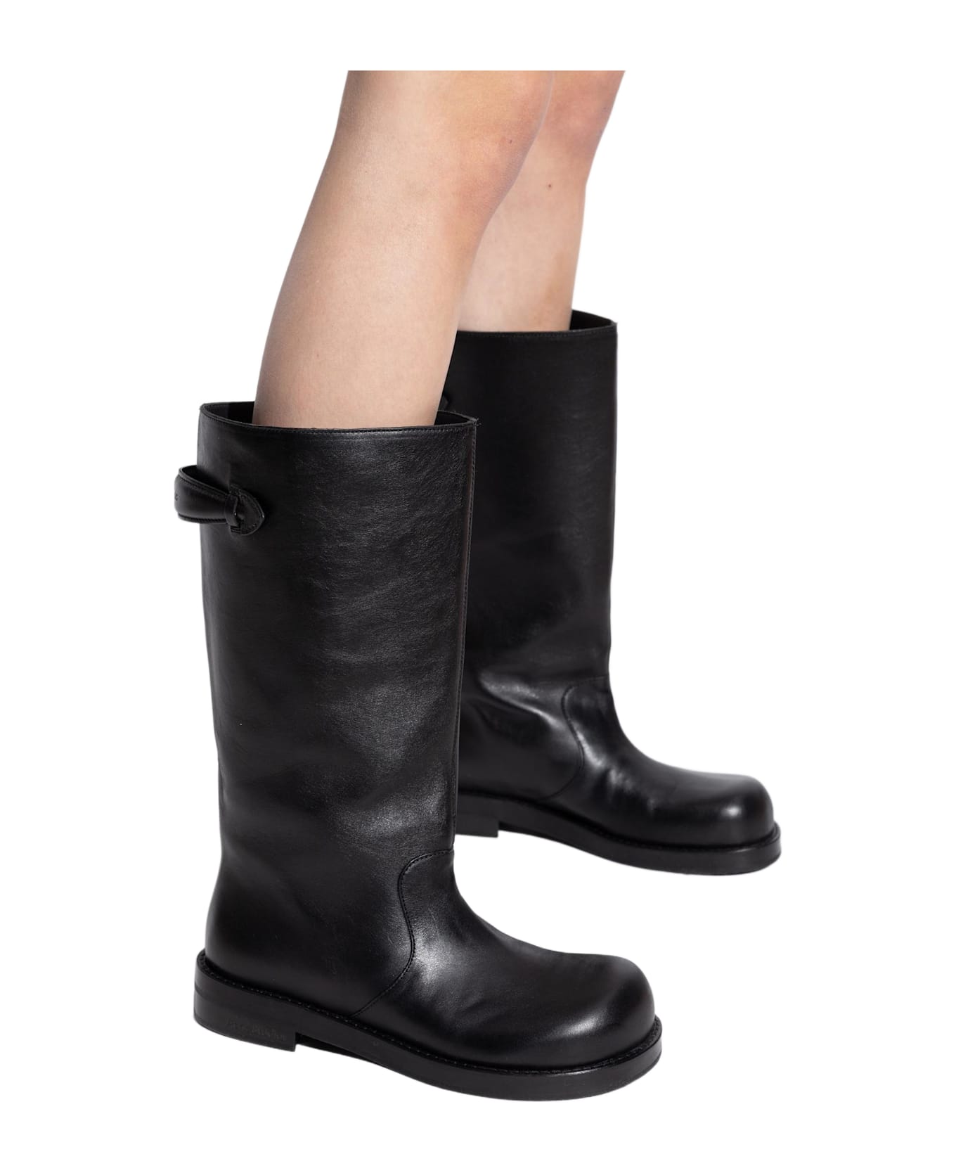 Acne Studios Logo Boots - Black