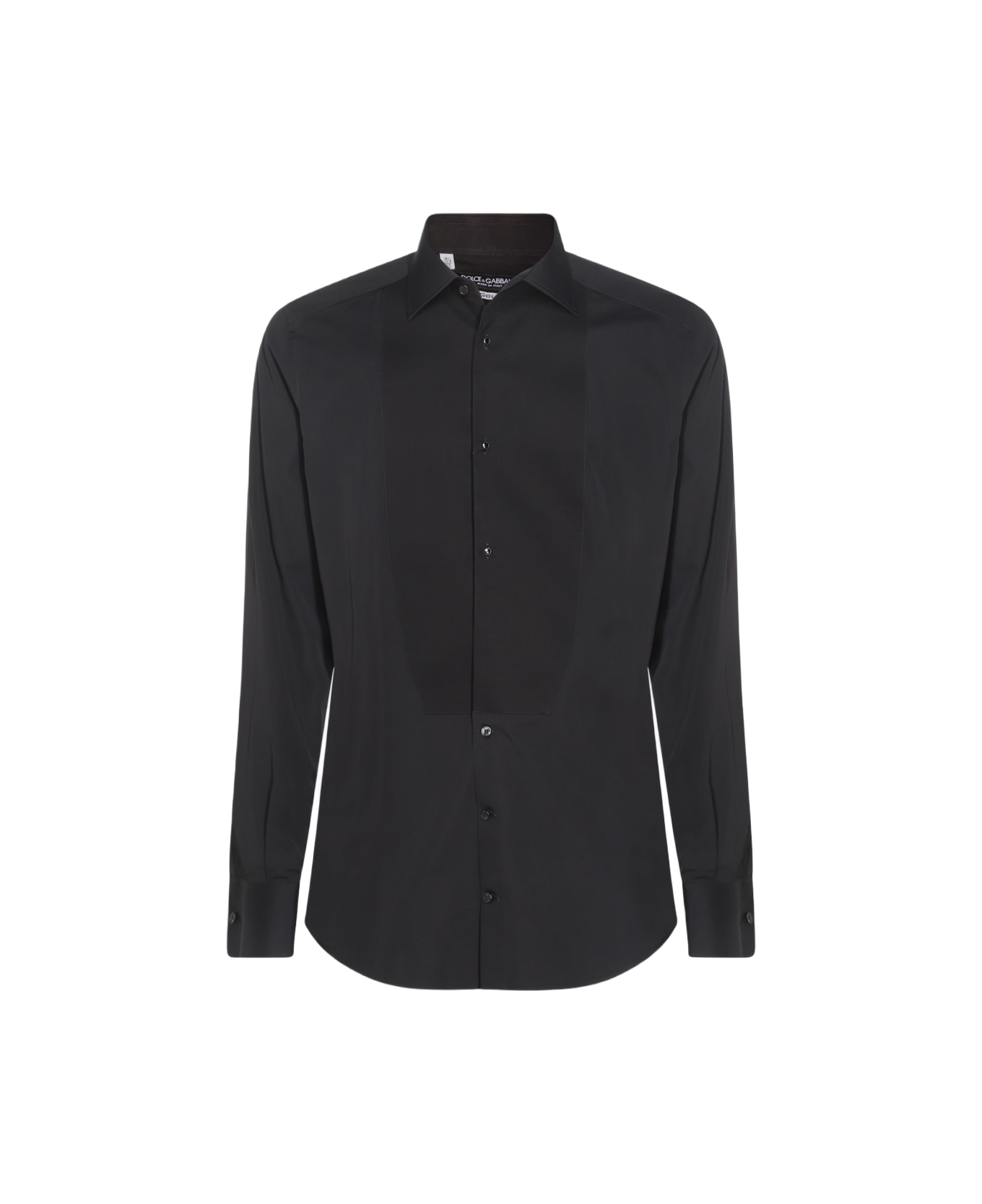 Dolce & Gabbana Black Cotton Shirt - Black