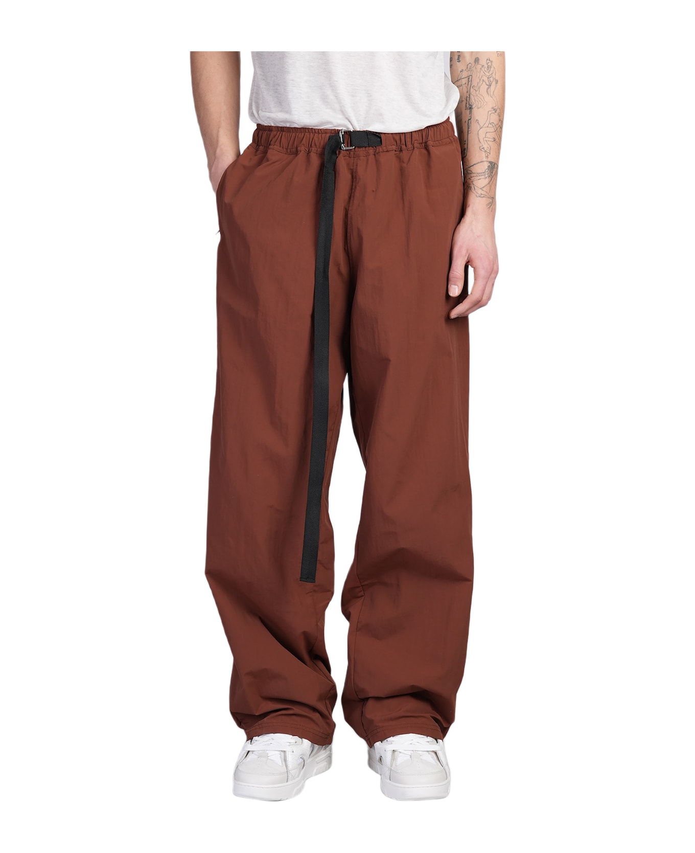 Paura Brooklyn Pants In Brown Cotton - brown