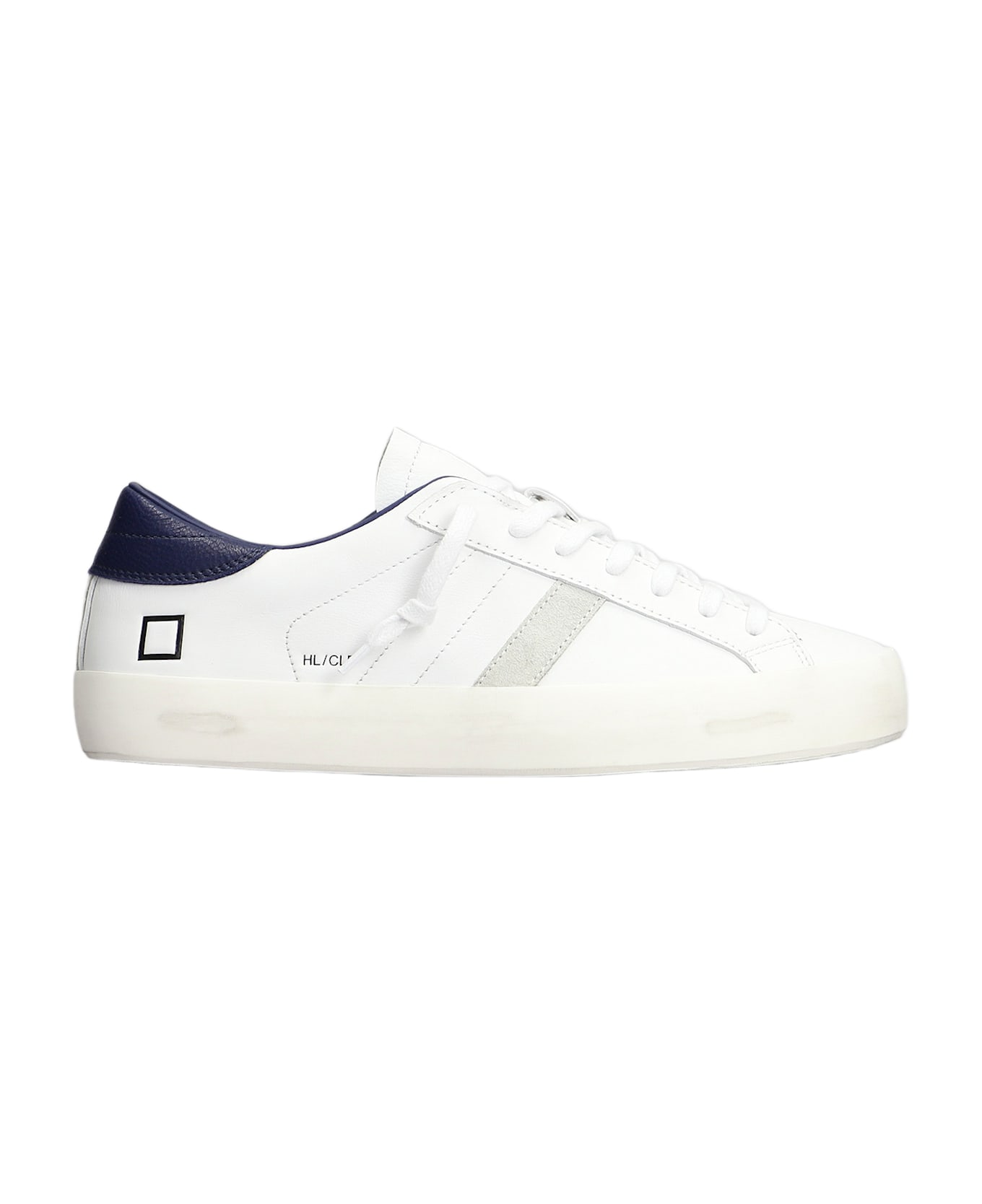 D.A.T.E. Hill Low Sneakers In White Leather - white