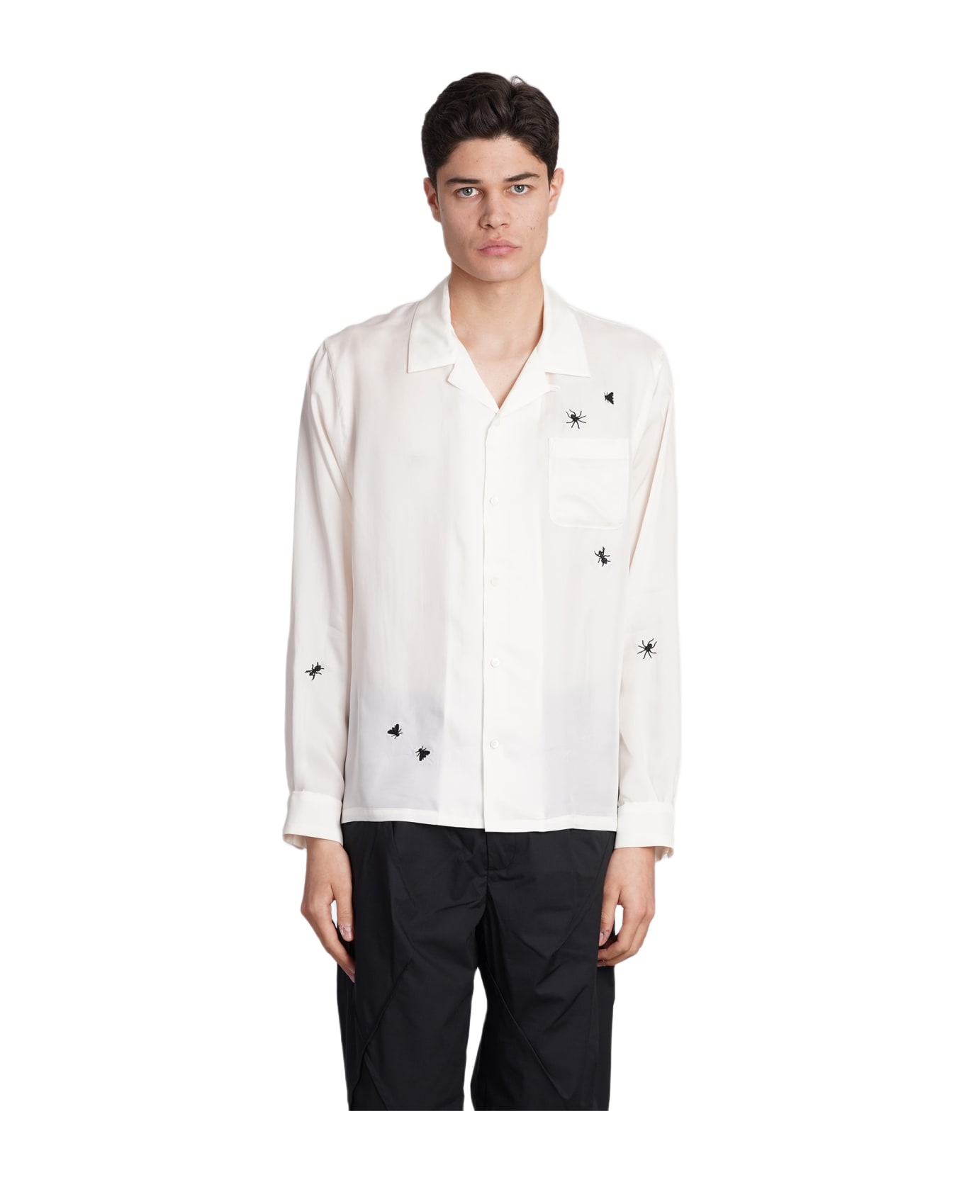 Undercover Jun Takahashi Shirt In Beige Polyamide Polyester - beige