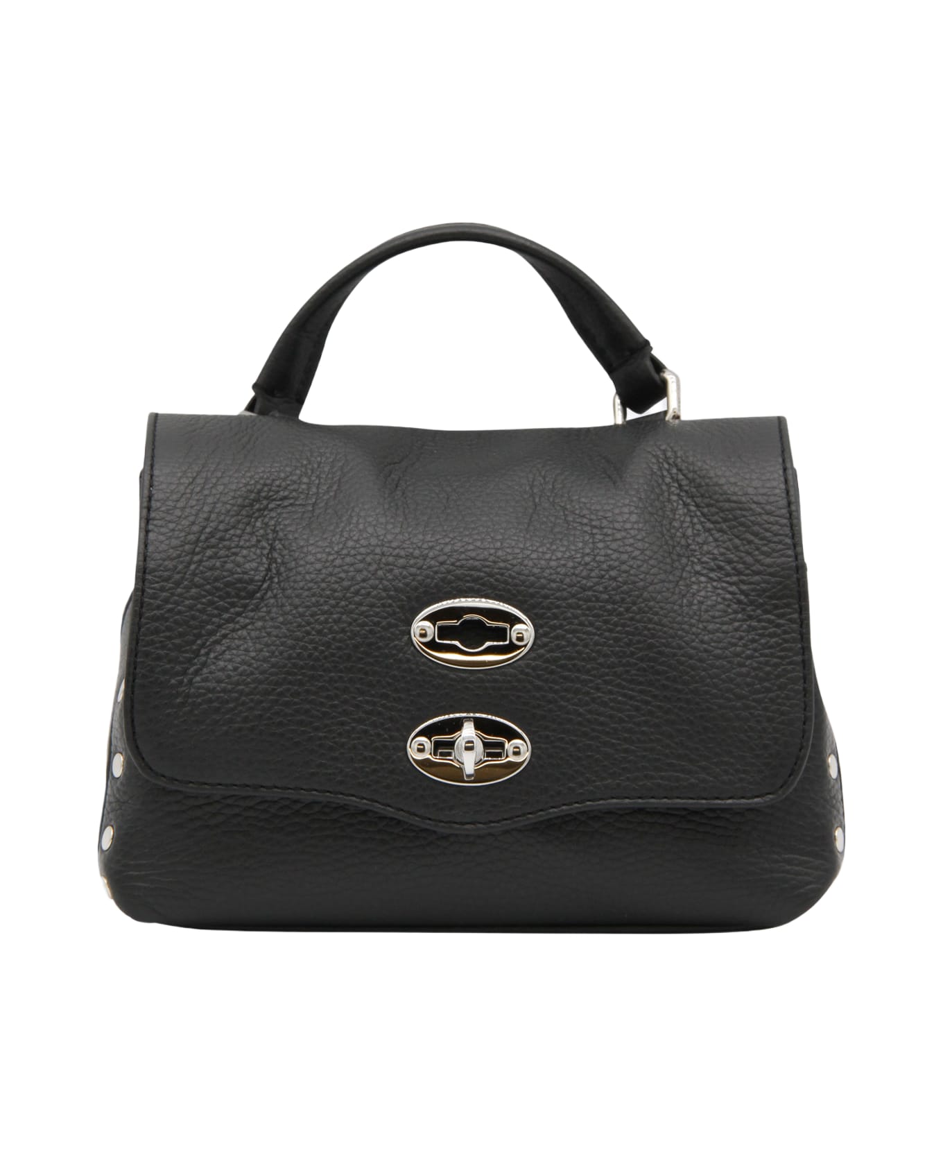 Zanellato Black Leather Postina Tote Bag - Black
