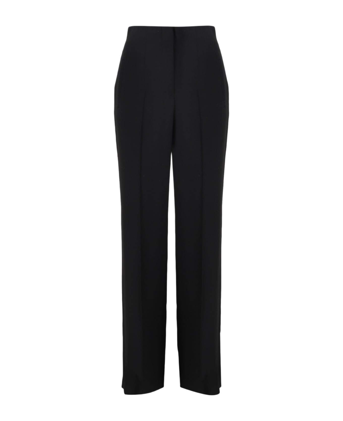 Alberta Ferretti High Waist Tailored Trousers - Black