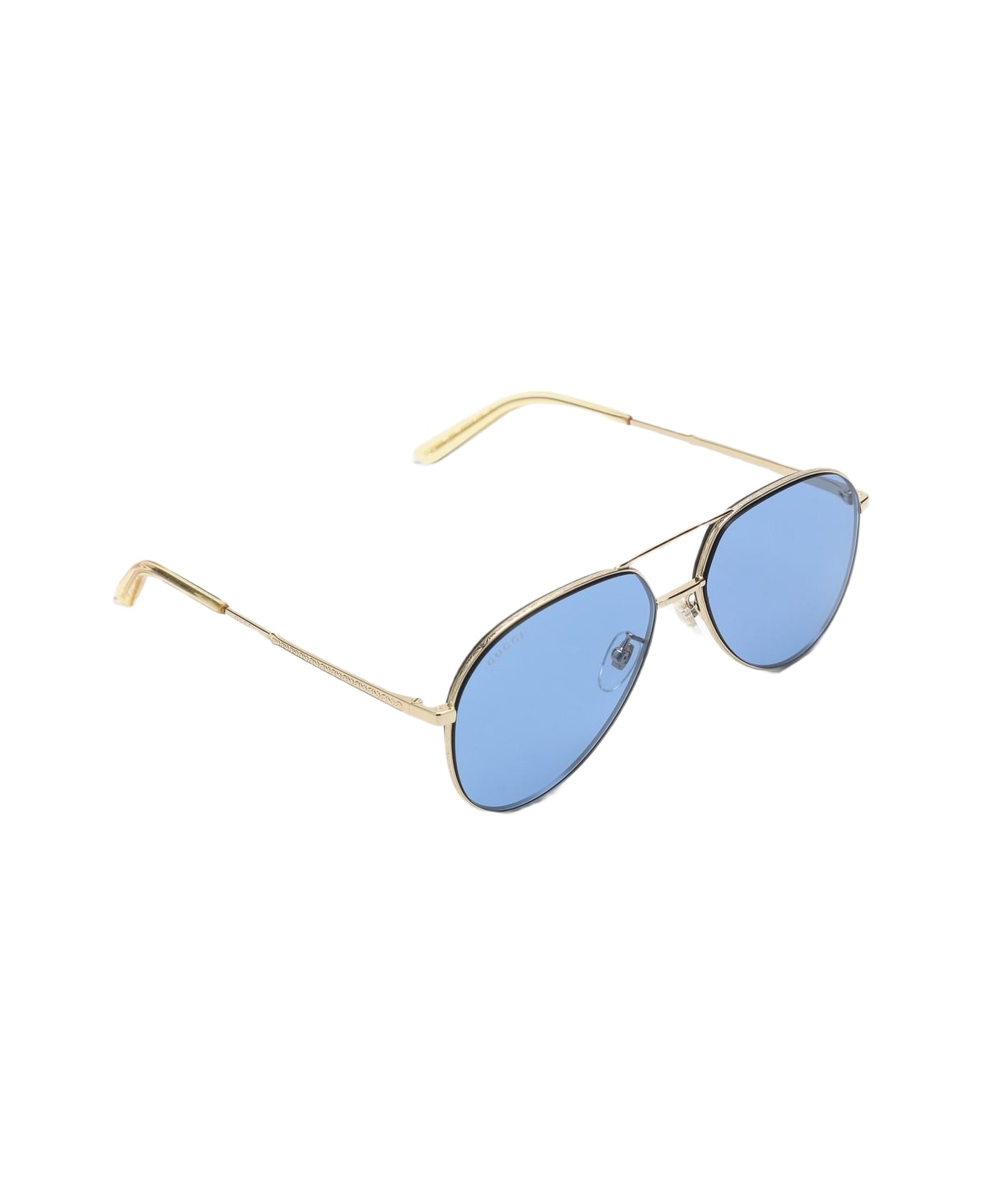 Gucci Eyewear Aviator Blue Sunglasses