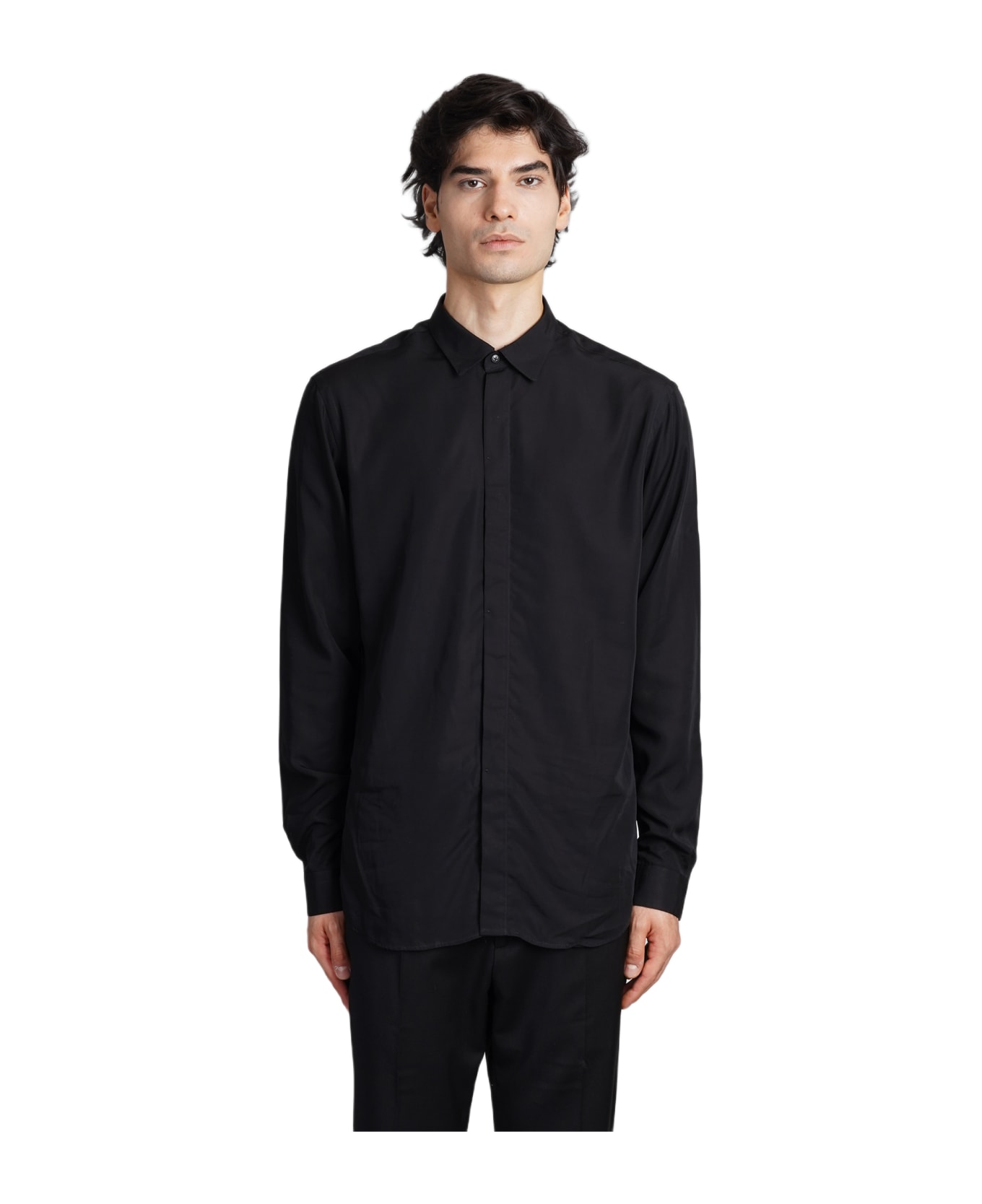 costumein Ives Congo Shirt In Black Cotton - black
