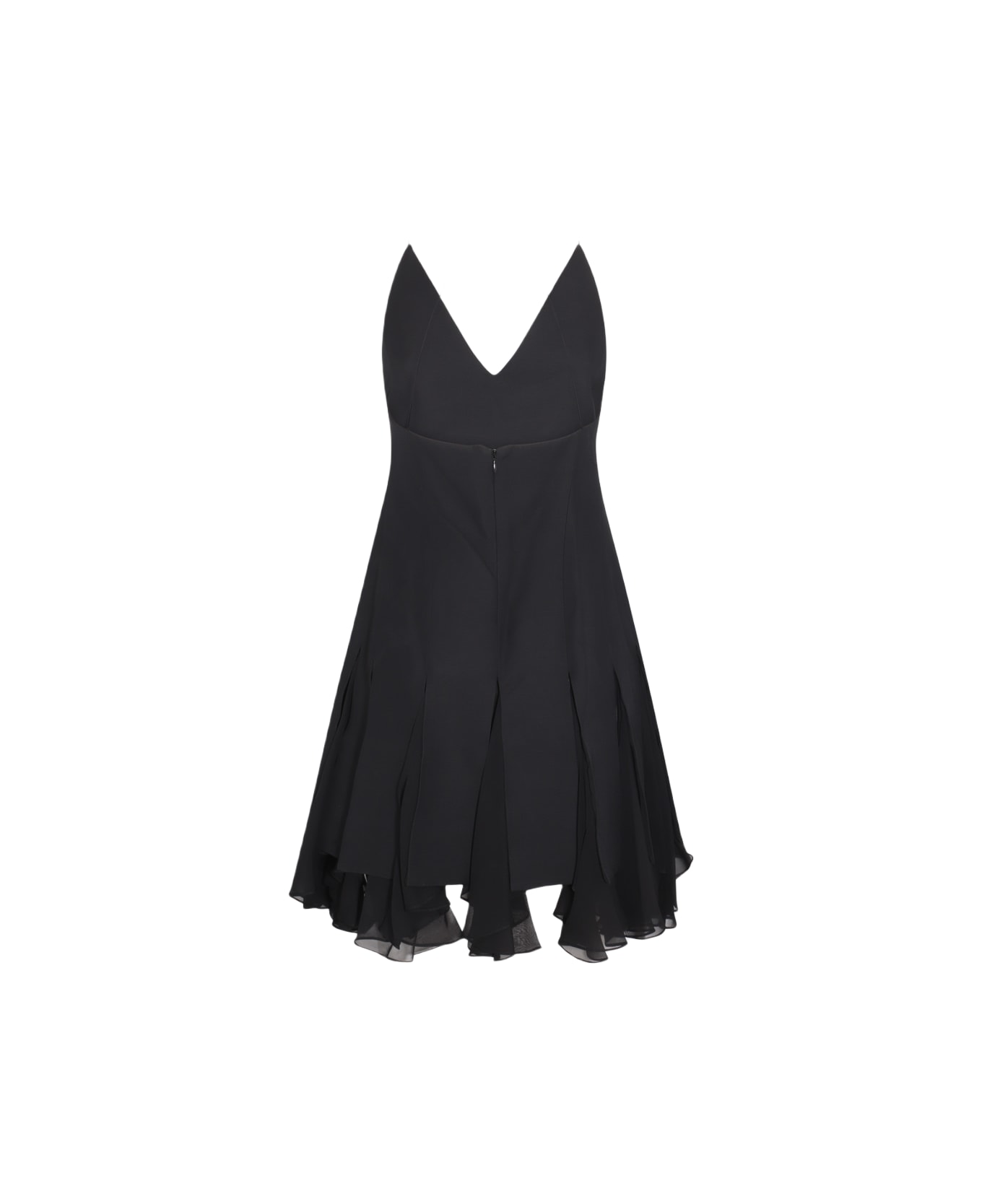 Khaite Black Cotton Punzel Dress - Black ワンピース＆ドレス
