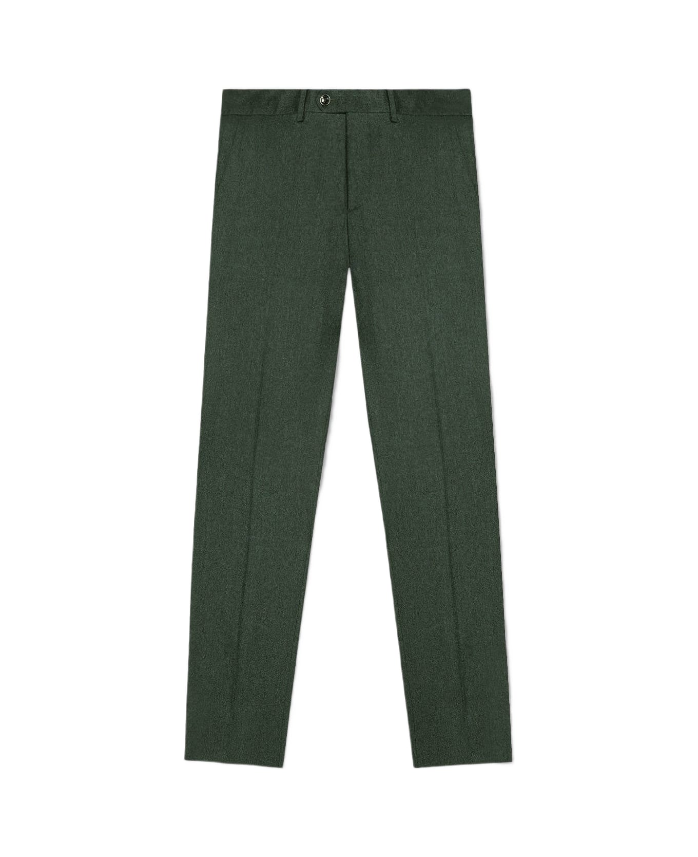 Larusmiani Velvet Trousers Howard Pants - Green