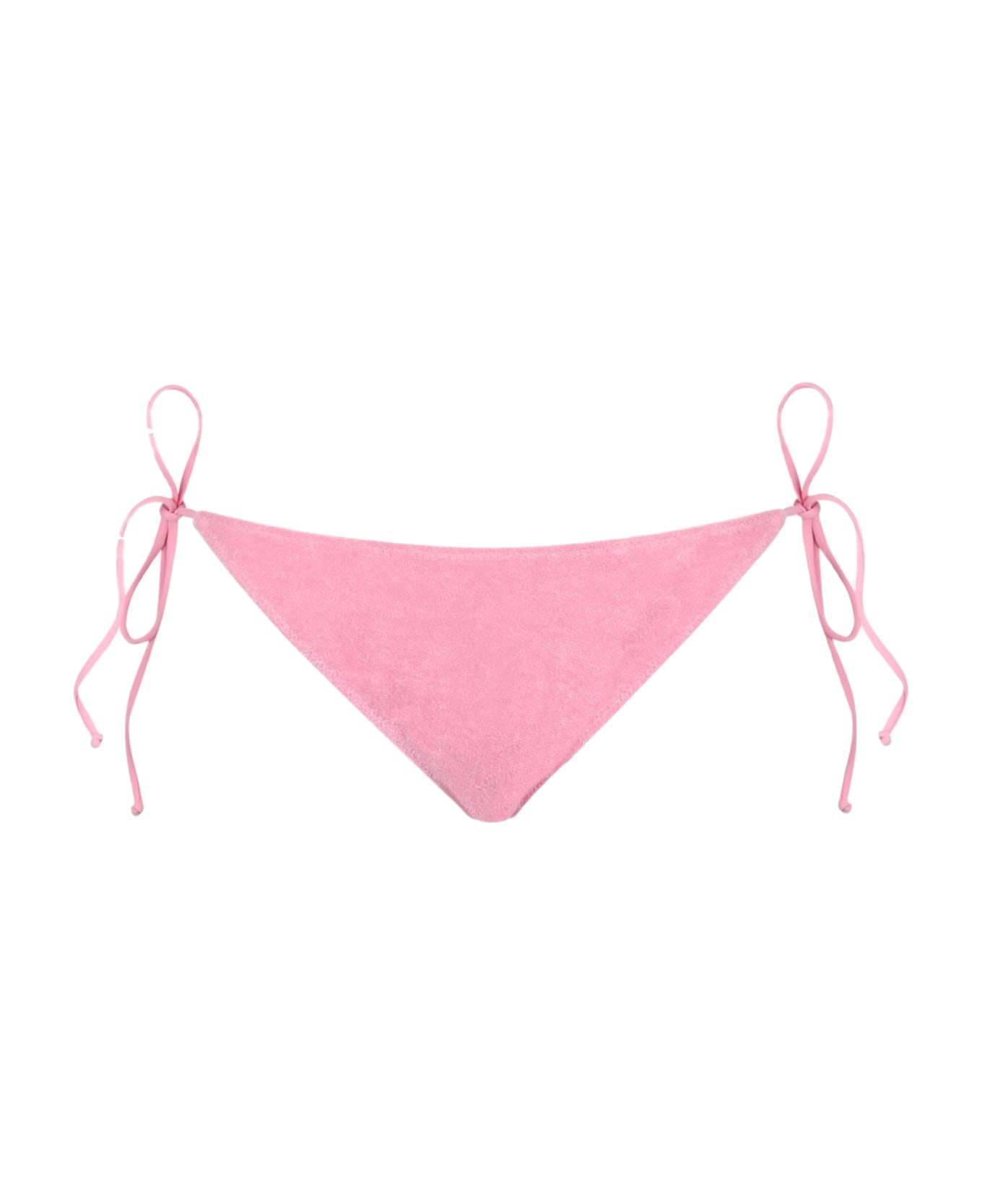 MC2 Saint Barth Woman Terry Cotton Classic Swim Briefs Virgo - PINK