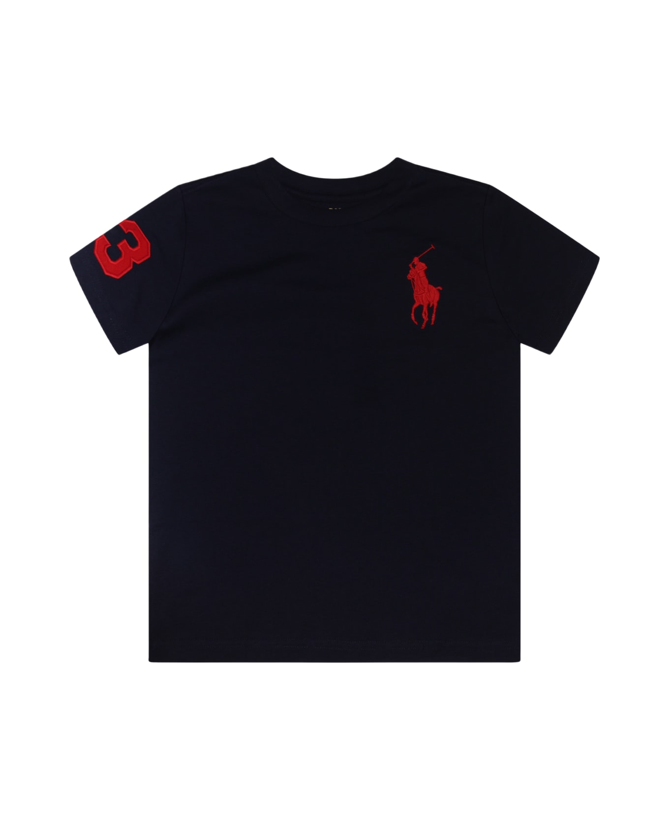Polo Ralph Lauren Navy Cotton T-shirt - Blue