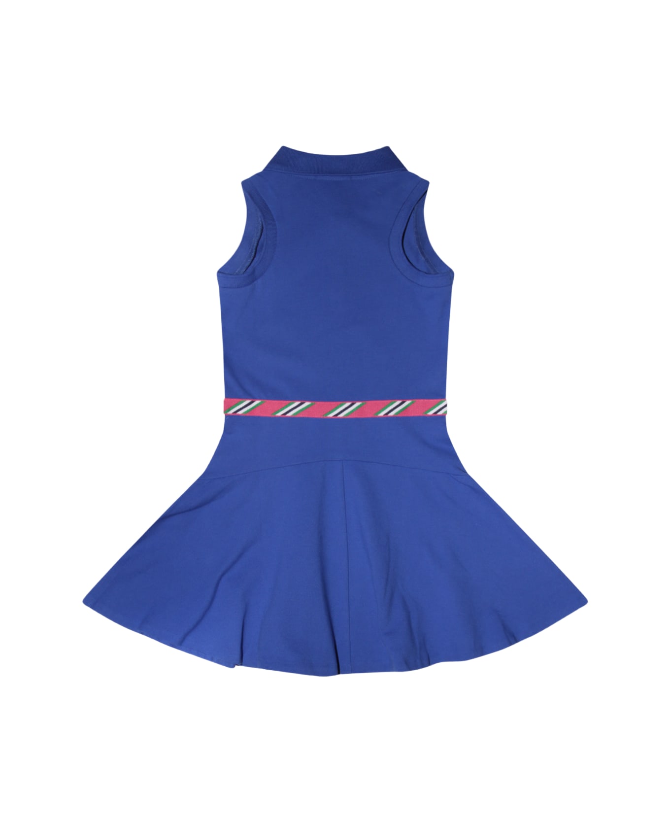 Polo Ralph Lauren Blue Iris Cotton Polo Dress - Blue