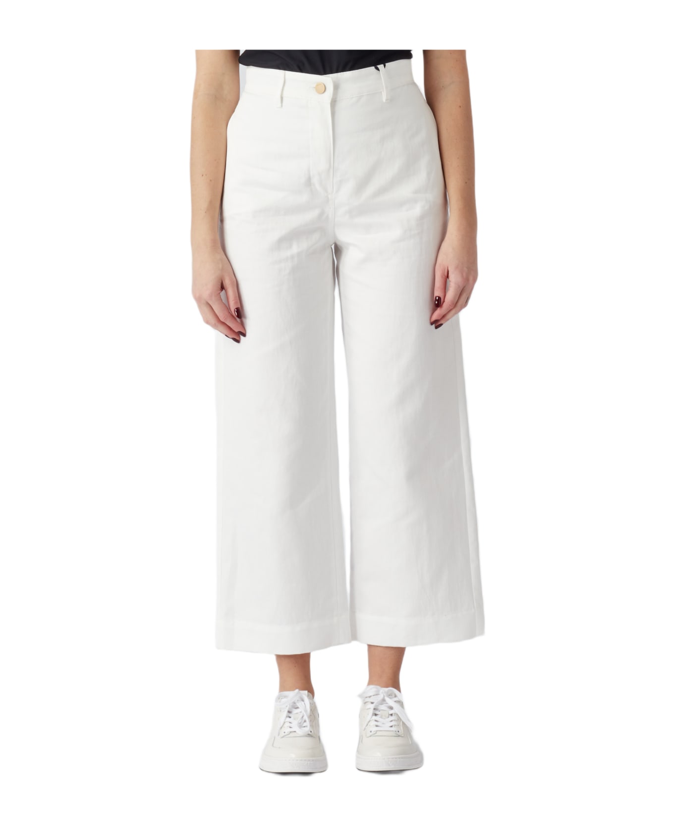 'S Max Mara Sospiro Trousers - BIANCO
