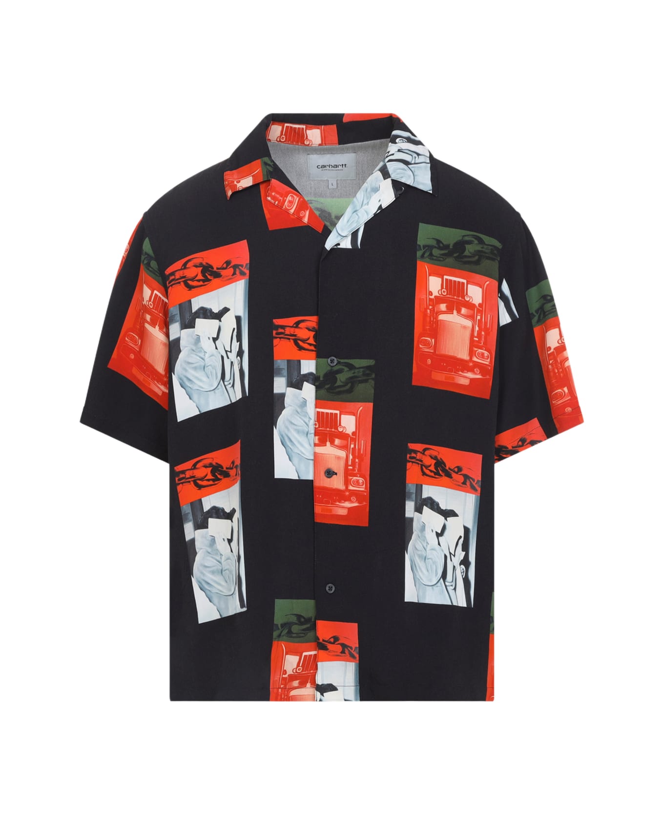 Carhartt Sean Hamilton Shirt - Sean Hamilton Print Black