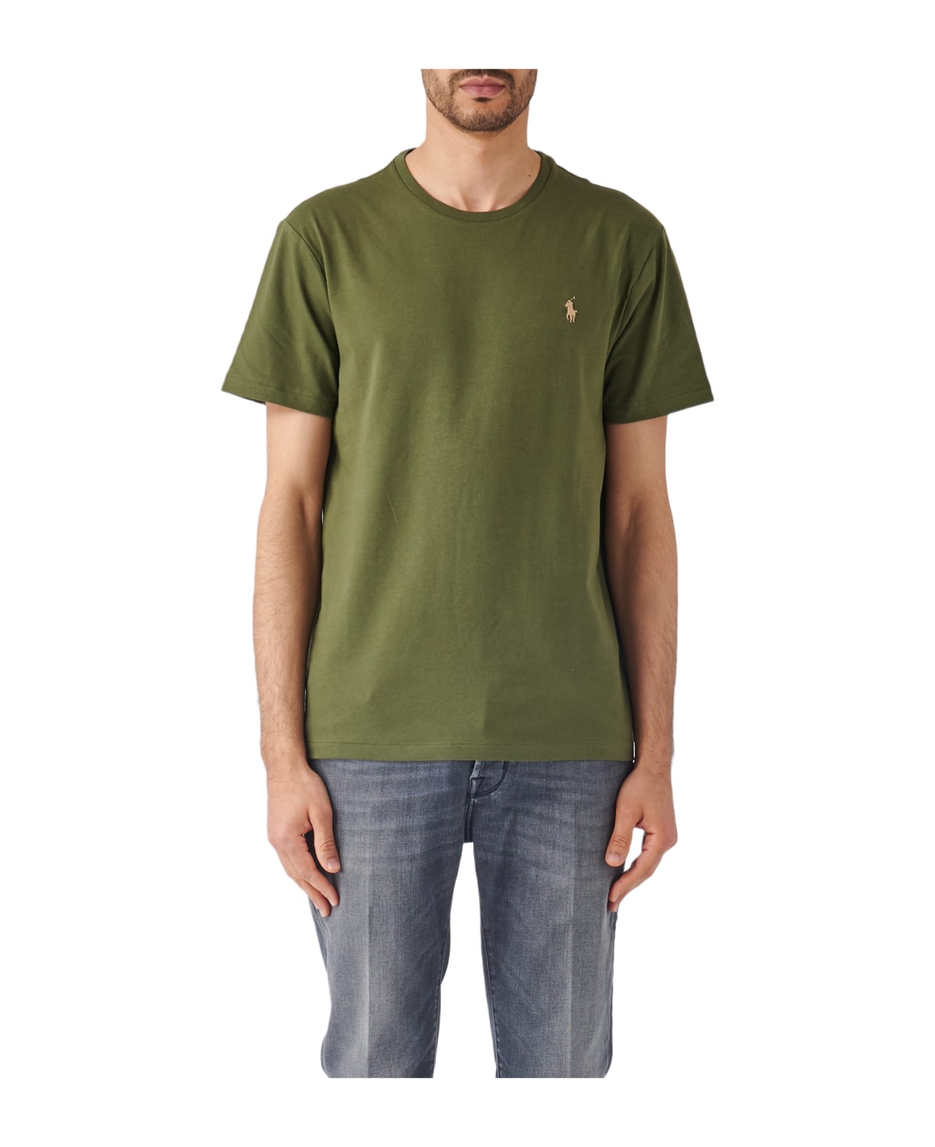 Polo Ralph Lauren Short Sleeve T-shirt T-shirt - MILITARE