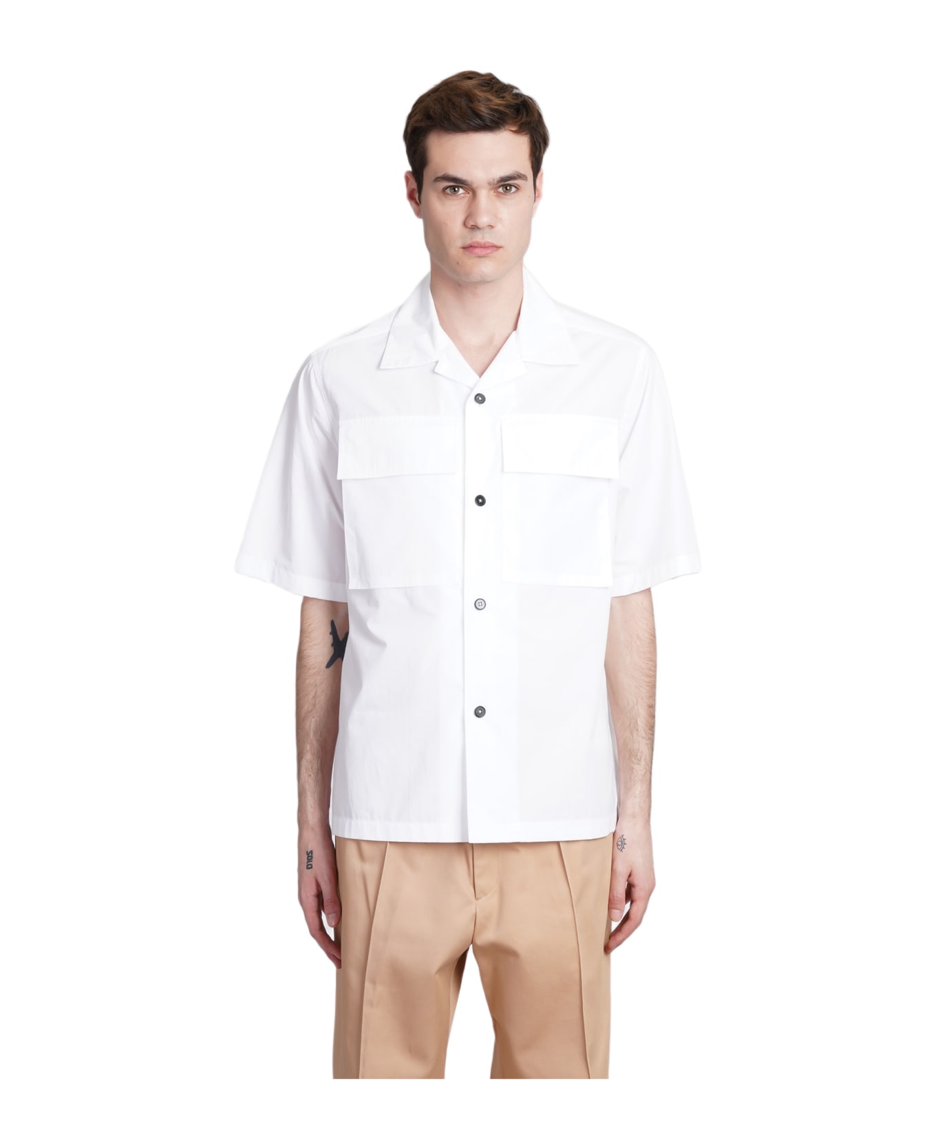 Jil Sander Shirt In White Cotton - White