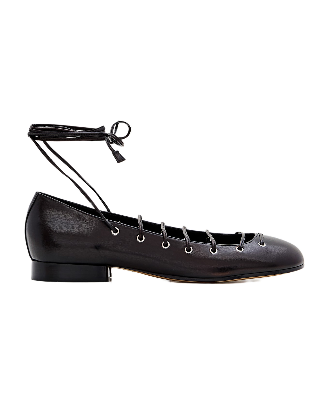 Durazzi Milano Ballerina Cross Over Laces - Black