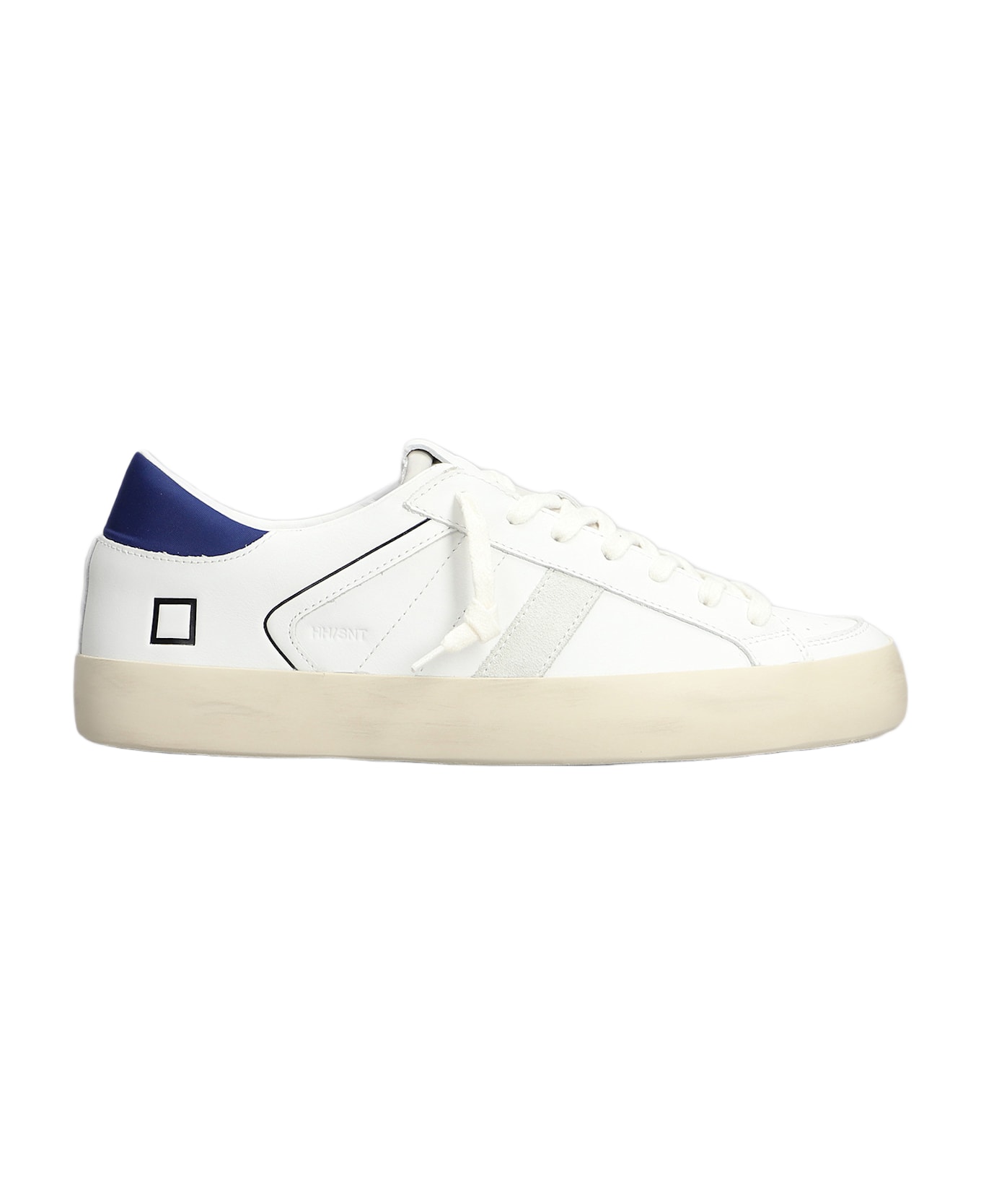 D.A.T.E. Hill Low Sneakers In White Leather - white