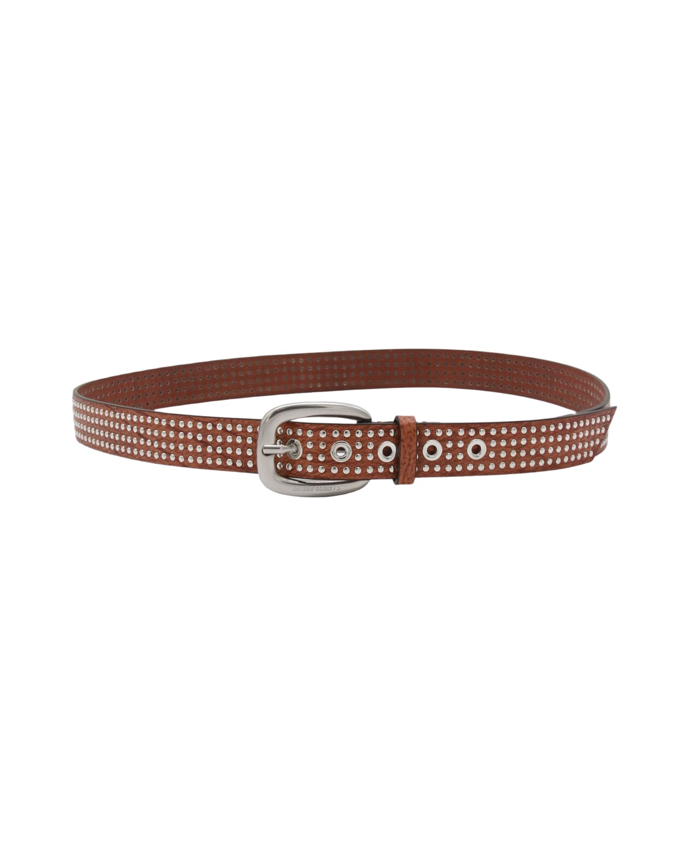 Golden Goose Brown Leather Belt - Leather Brown