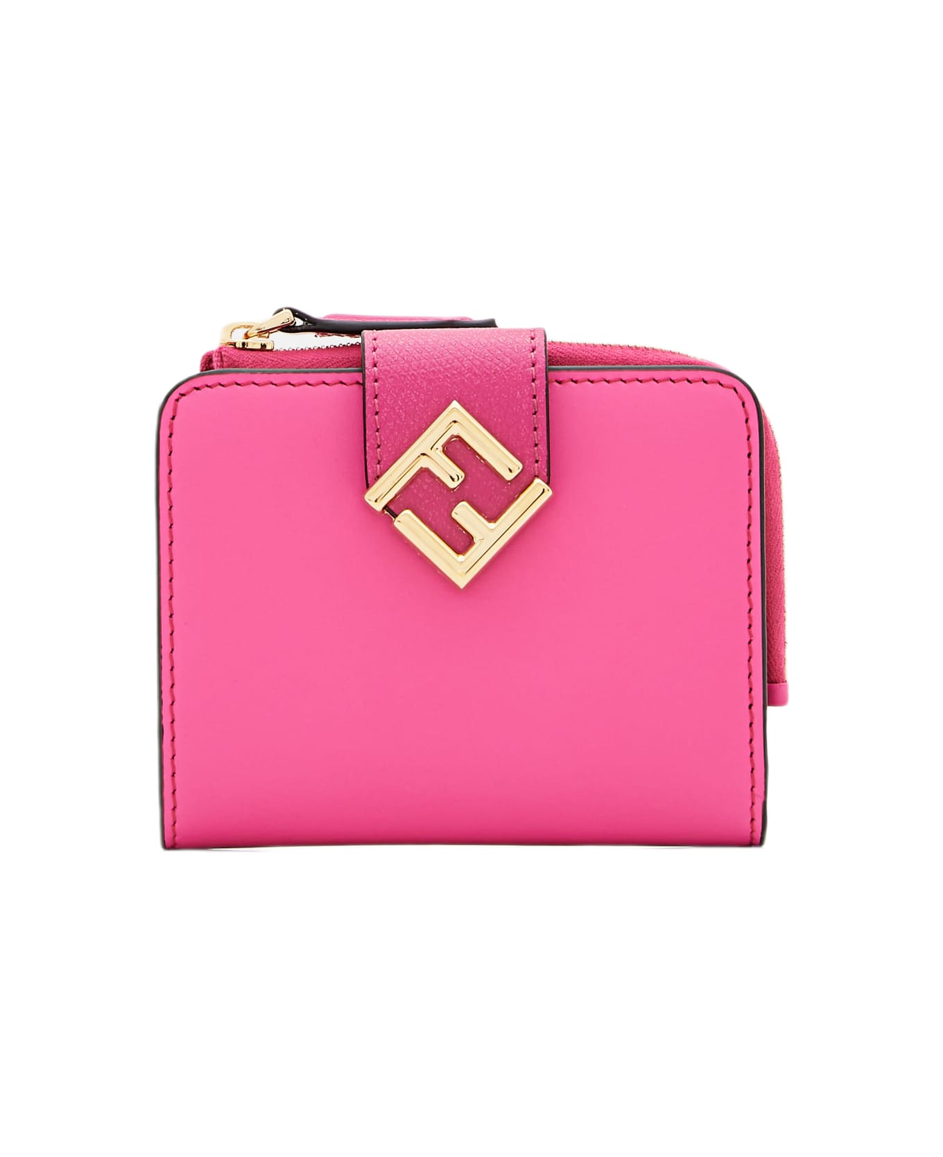 Fendi Leather Wallet - Pink