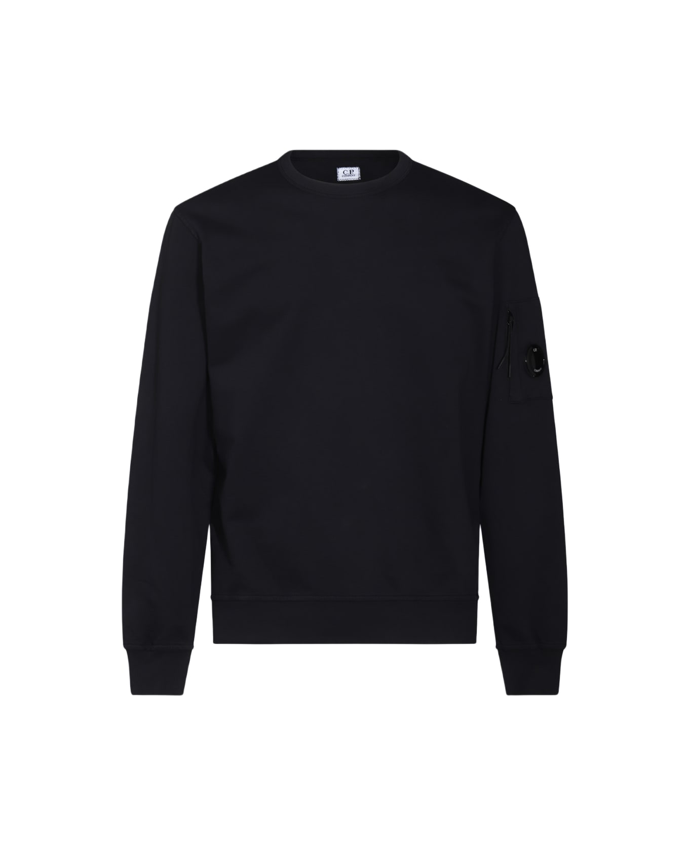 C.P. Company Dark Blue Cotton Sweatshirt - Blue