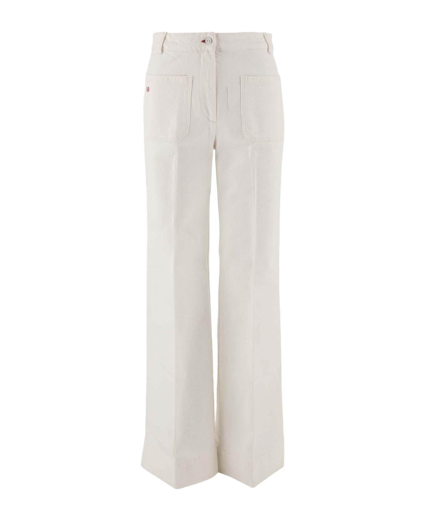 Victoria Beckham Jeans Model Alina High Waist - Washed White ボトムス