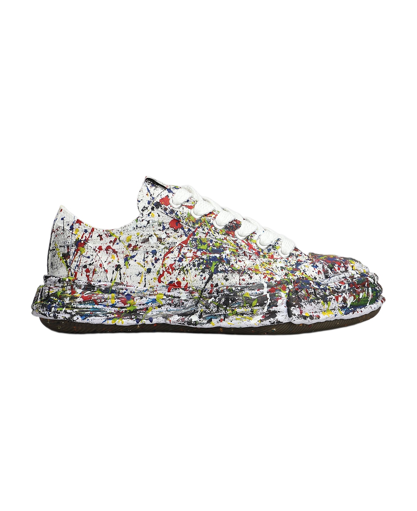 Mihara Yasuhiro Peterson 23 Sneakers In White Cotton - white