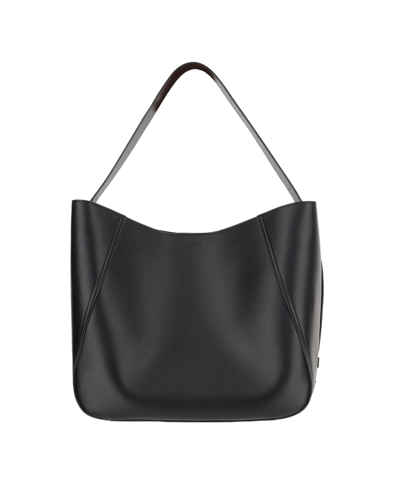 Armarium 7 Days Lambskin Leather Tote Bag - Black