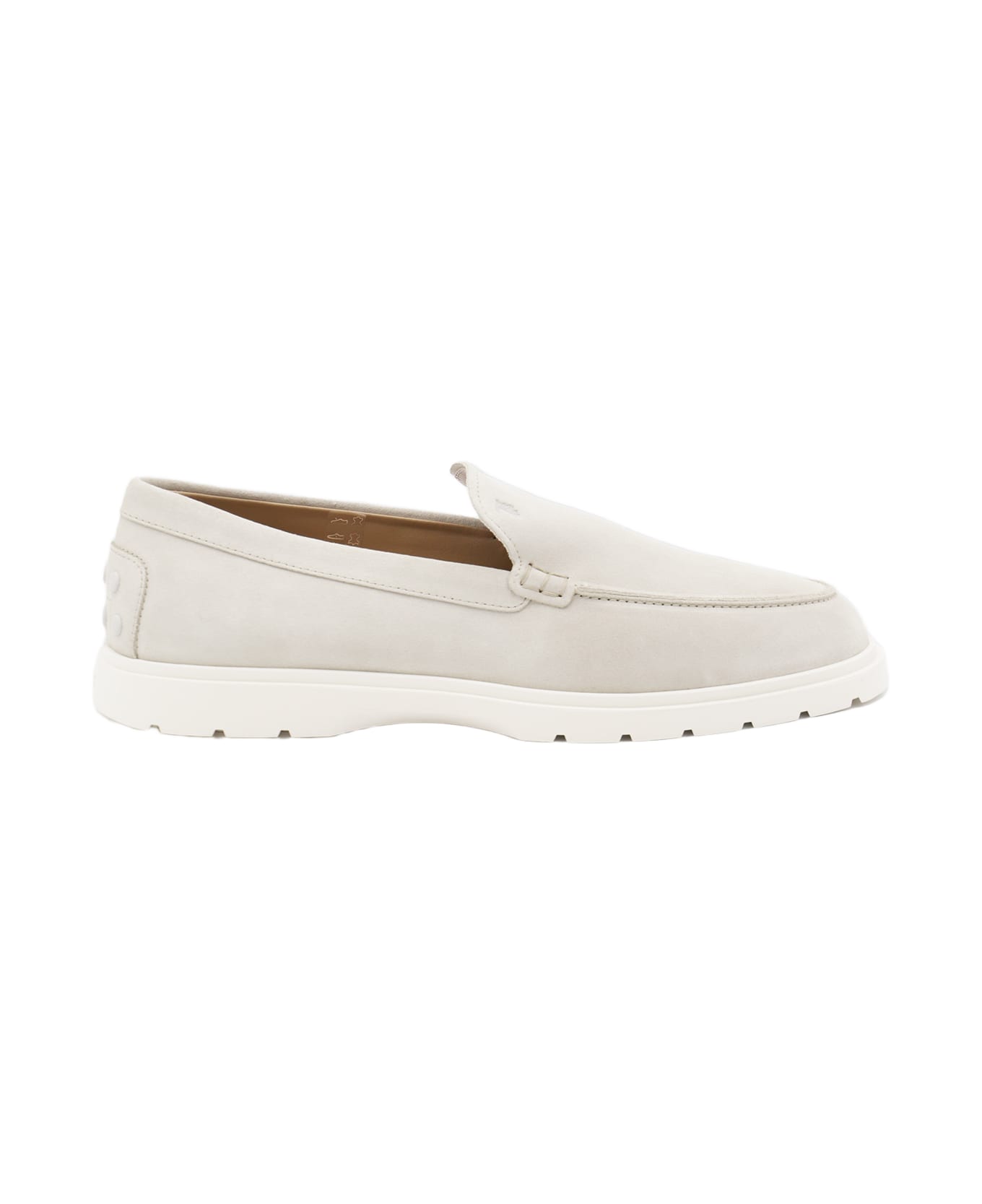 Tod's White Loafers - Mastice