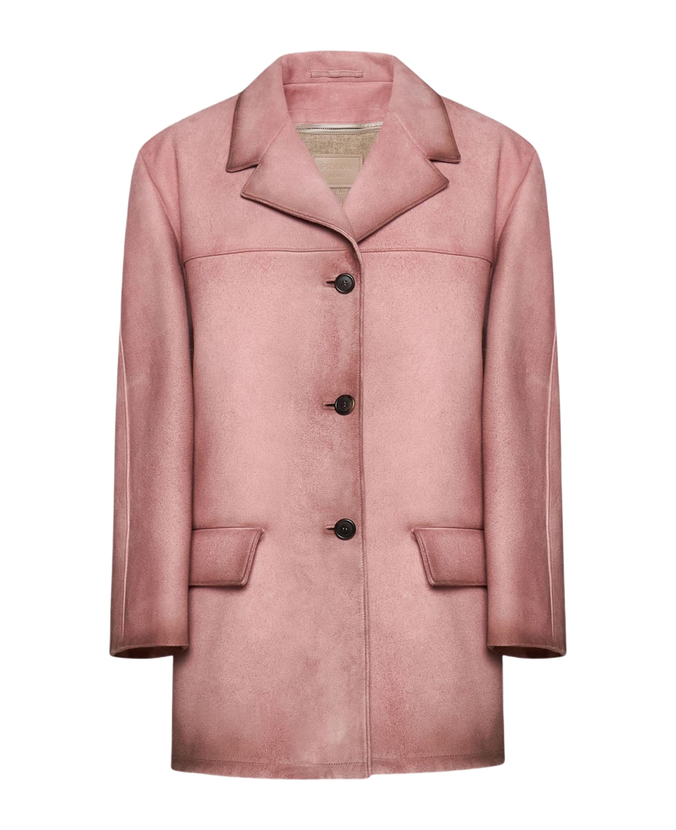 Prada Suede Jacket - Pink