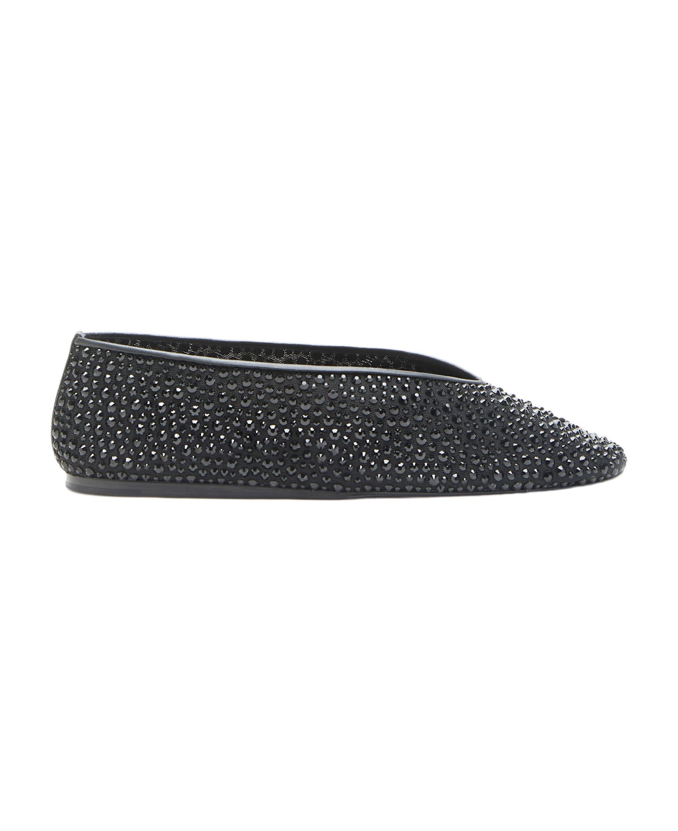 Le Monde Beryl Luna Slipper Crystal - Black